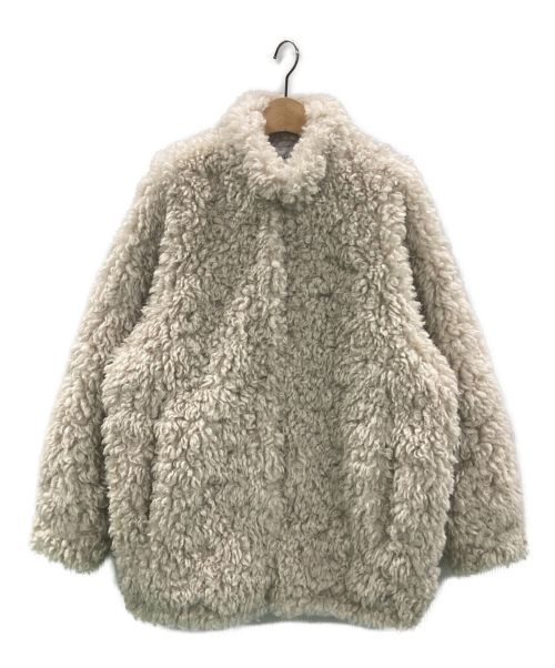 中古・古着通販】CLANE (クラネ) CURL FUR SHORT COAT アイボリー