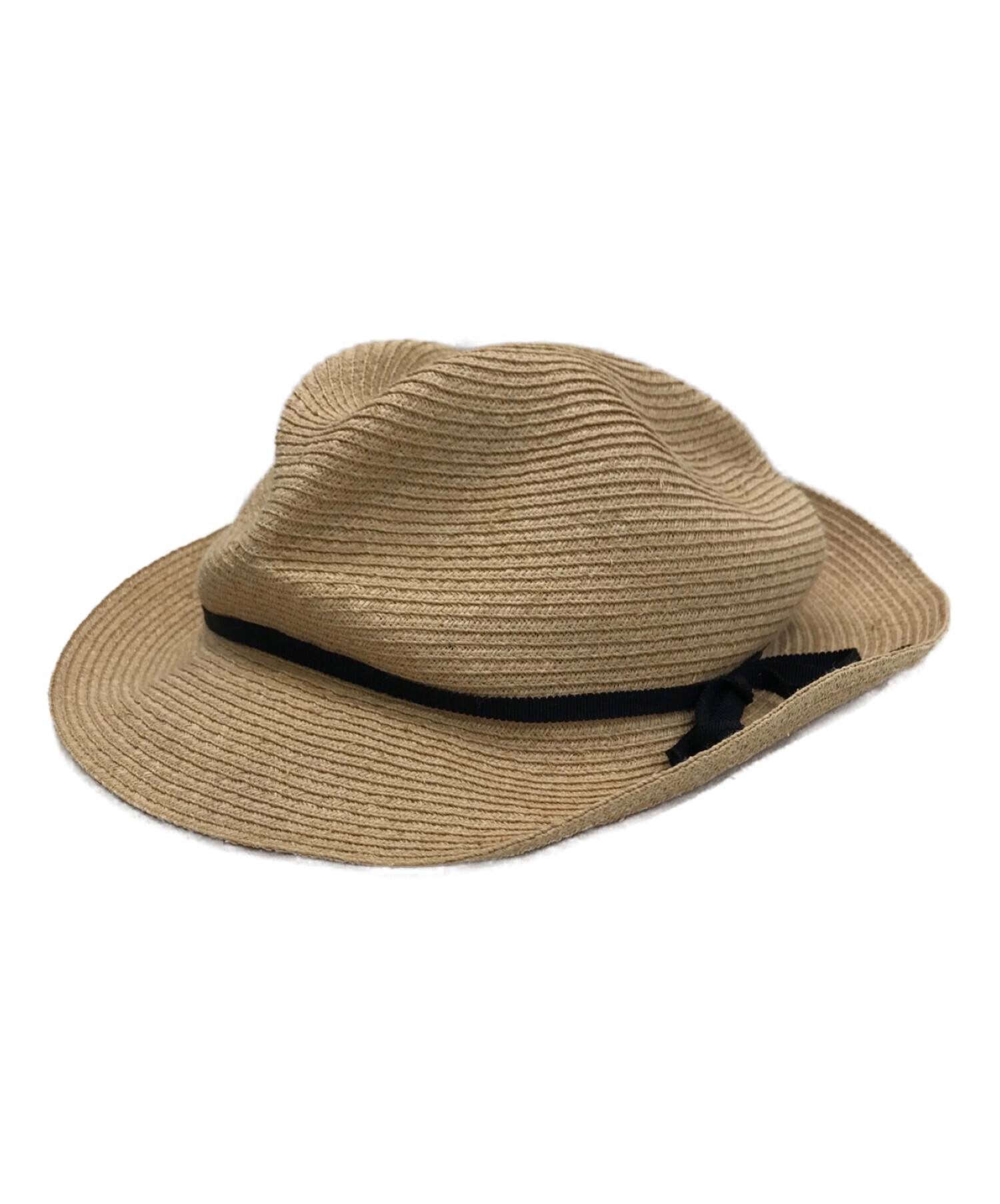 中古・古着通販】mature ha. (マチュアーハ) BOXED HAT ベージュ