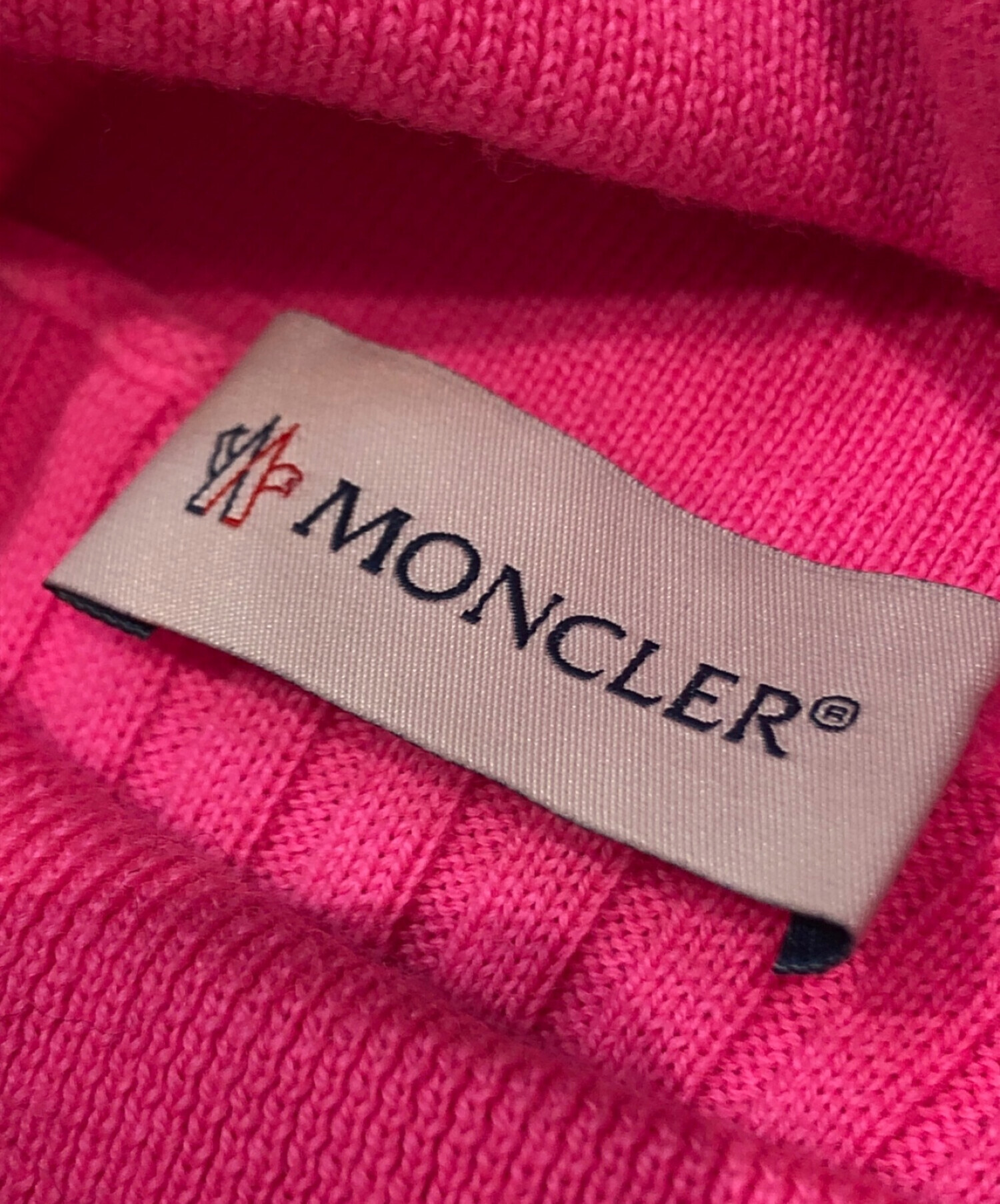 MONCLER (モンクレール) タートルネックニット ピンク サイズ:S