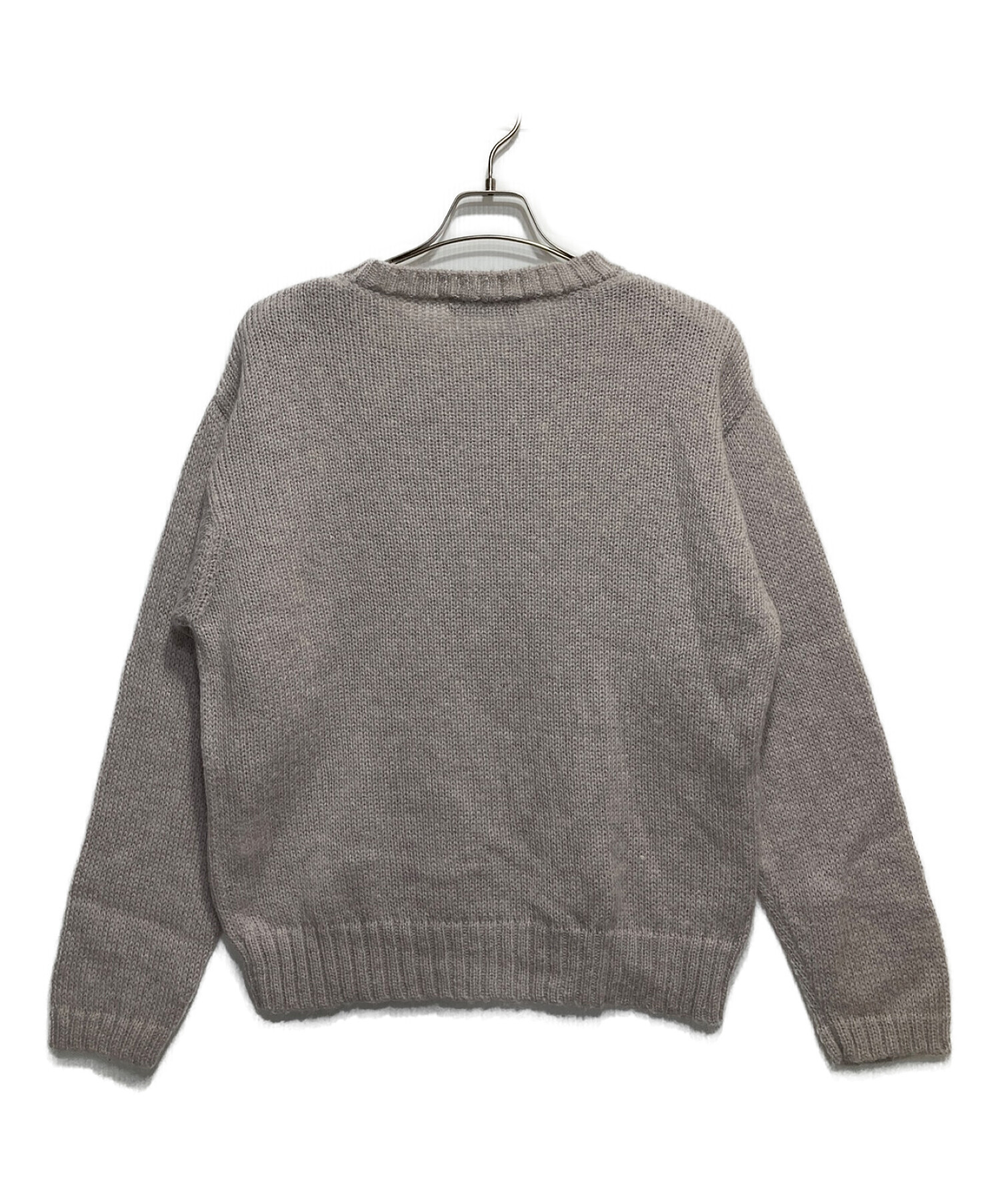 UNUSED 3G crew neck knit モヘアウールクルーネックニット商品詳細 ...