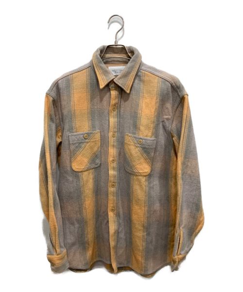 中古・古着通販】UNUSED (アンユーズド) Check Shirts イエロー×グレー