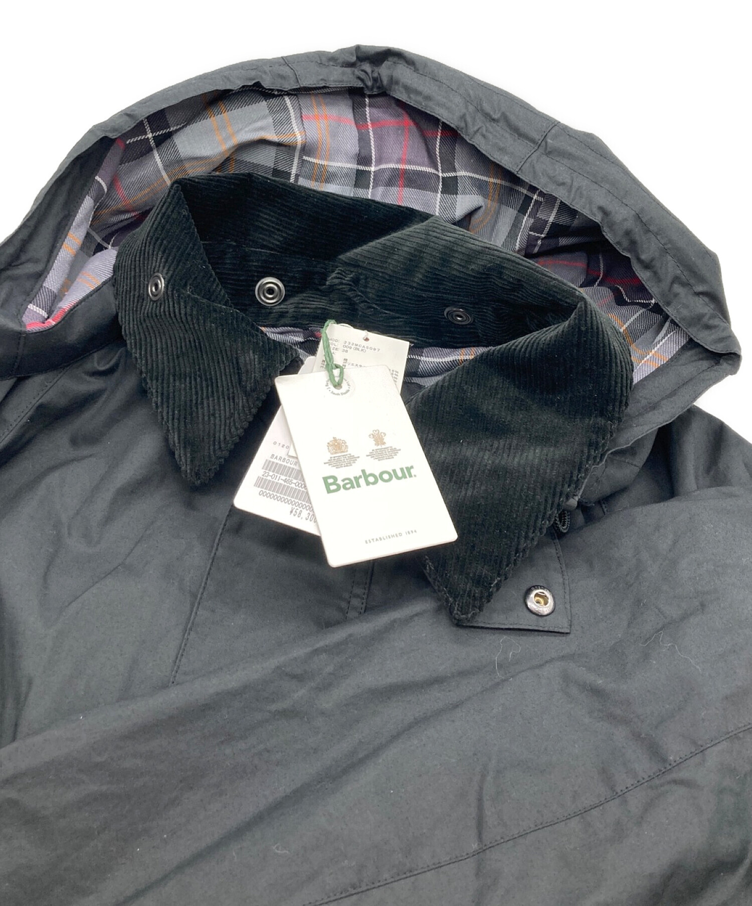 中古・古着通販】Barbour (バブアー) オーバーサイズ BEDALE ブラック サイズ:38 未使用品｜ブランド・古着通販  トレファク公式【TREFAC FASHION】スマホサイト