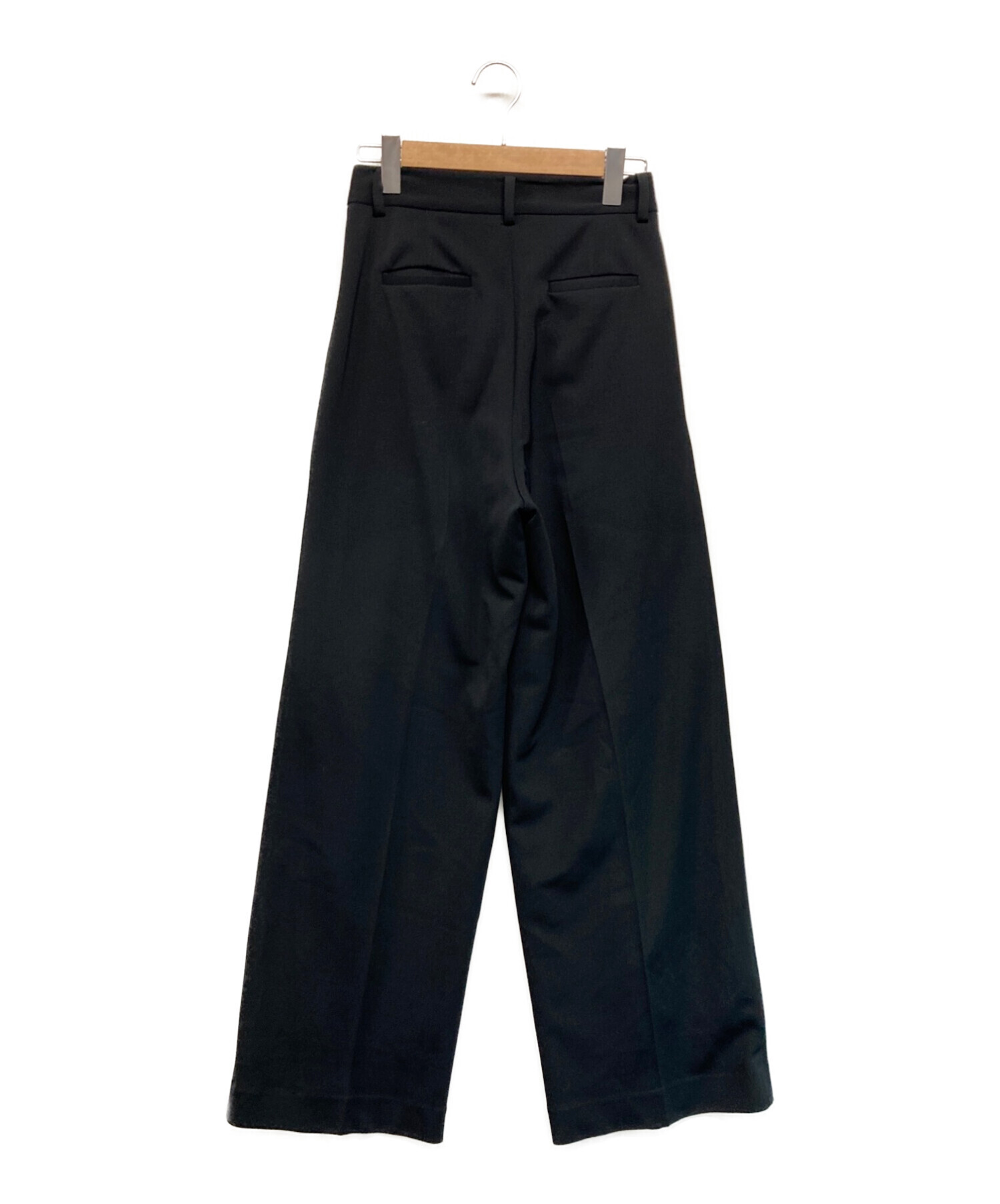 TODAYFUL (トゥデイフル) Doubletuck Twill Trousers ブラック サイズ:SIZE 38