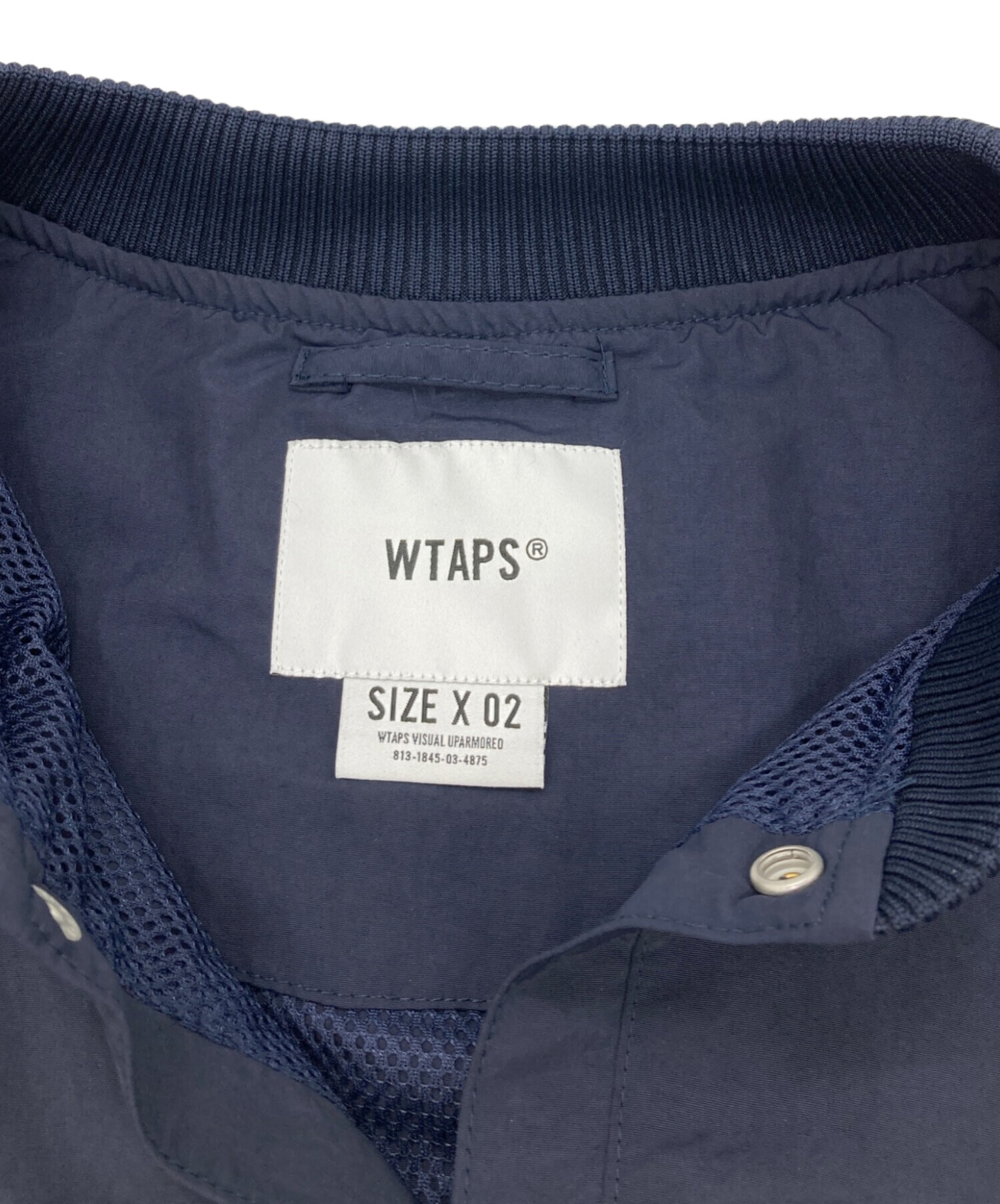 中古・古着通販】WTAPS (ダブルタップス) Pitch /Jacket / Nylon. Tussah. League ネイビー サイズ:02  未使用品｜ブランド・古着通販 トレファク公式【TREFAC FASHION】スマホサイト