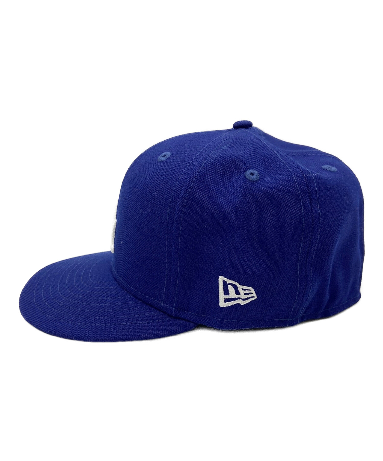 【超レア】ニューエラ　newera キャップ　ブルー　7 5/8 60.6cm緑帽子好きコレクション
