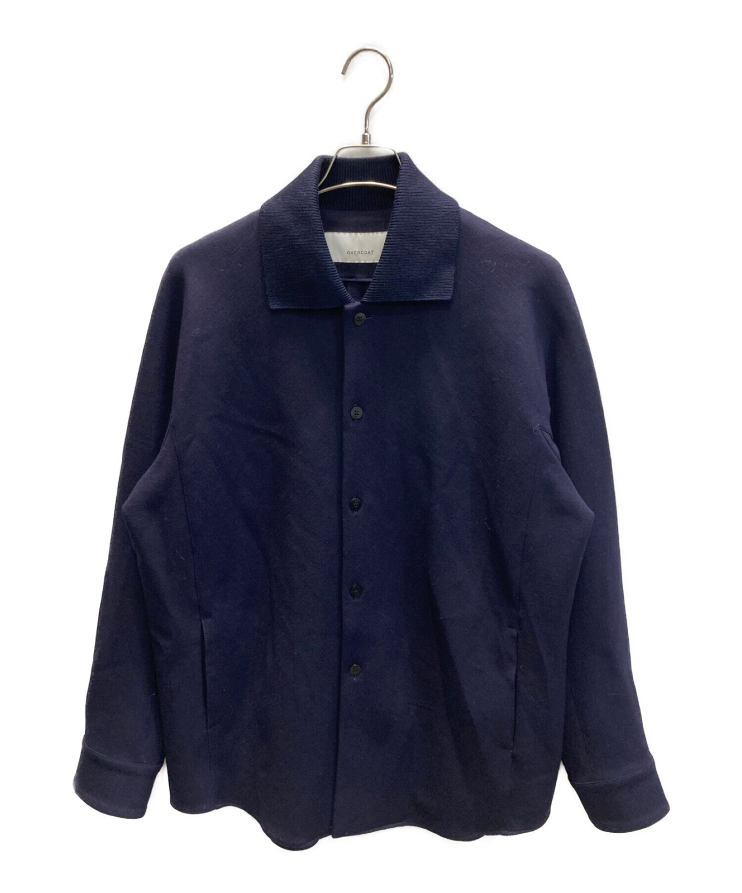OVERCOAT (オーバーコート) ウールシャツジャケット ネイビー サイズ:1