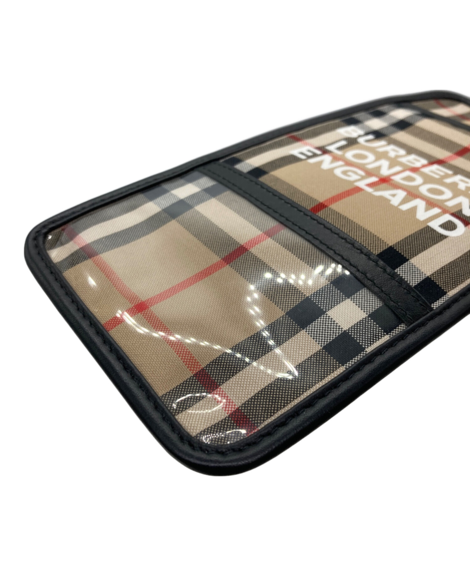 中古・古着通販】BURBERRY (バーバリー) ノヴァチェックカードケース ネックストラップ ベージュ｜ブランド・古着通販  トレファク公式【TREFAC FASHION】スマホサイト