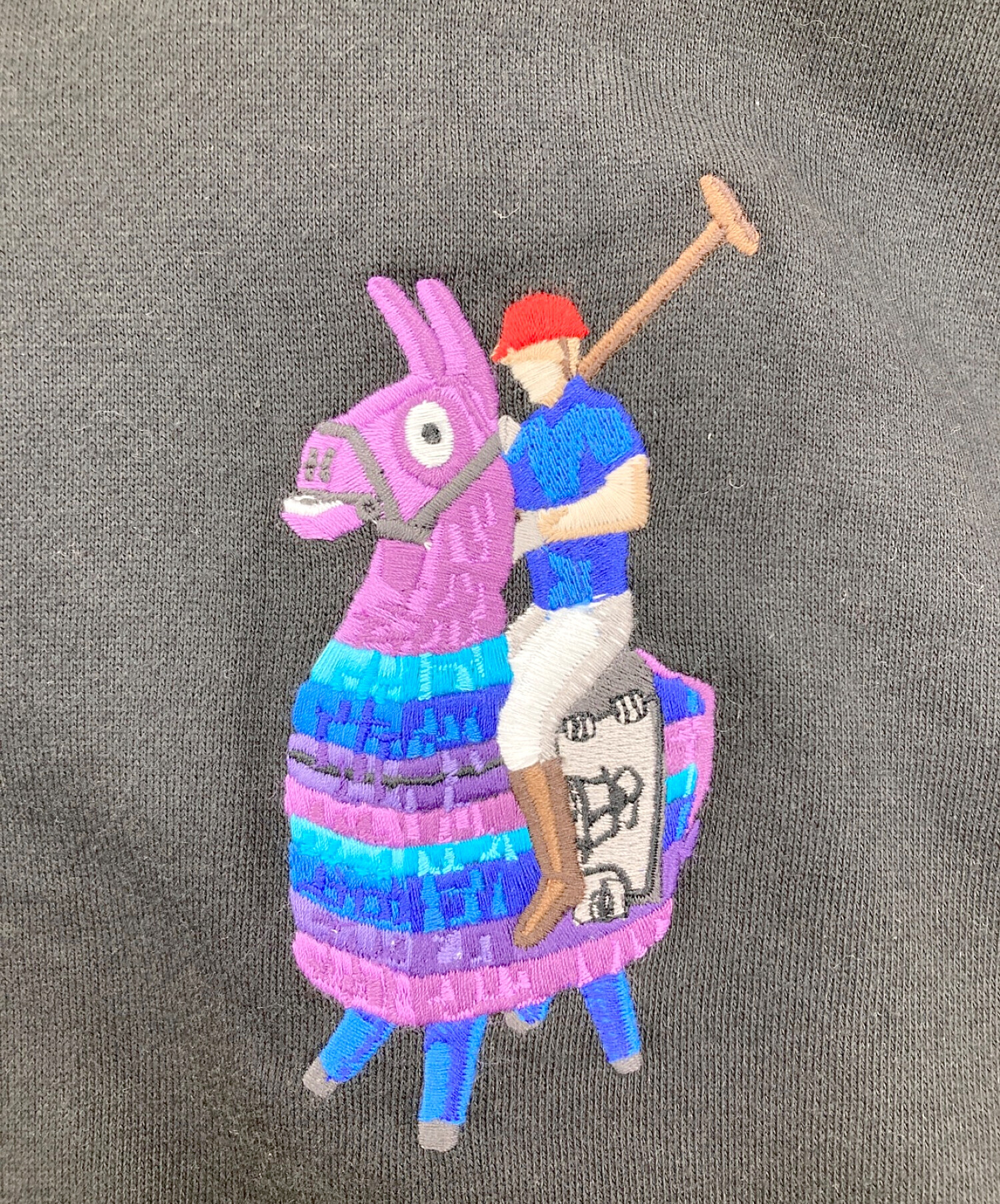 POLO RALPH LAUREN (ポロ・ラルフローレン) Fortnite (フォートナイト) 刺繍パーカー ブラック サイズ:XL 未使用品