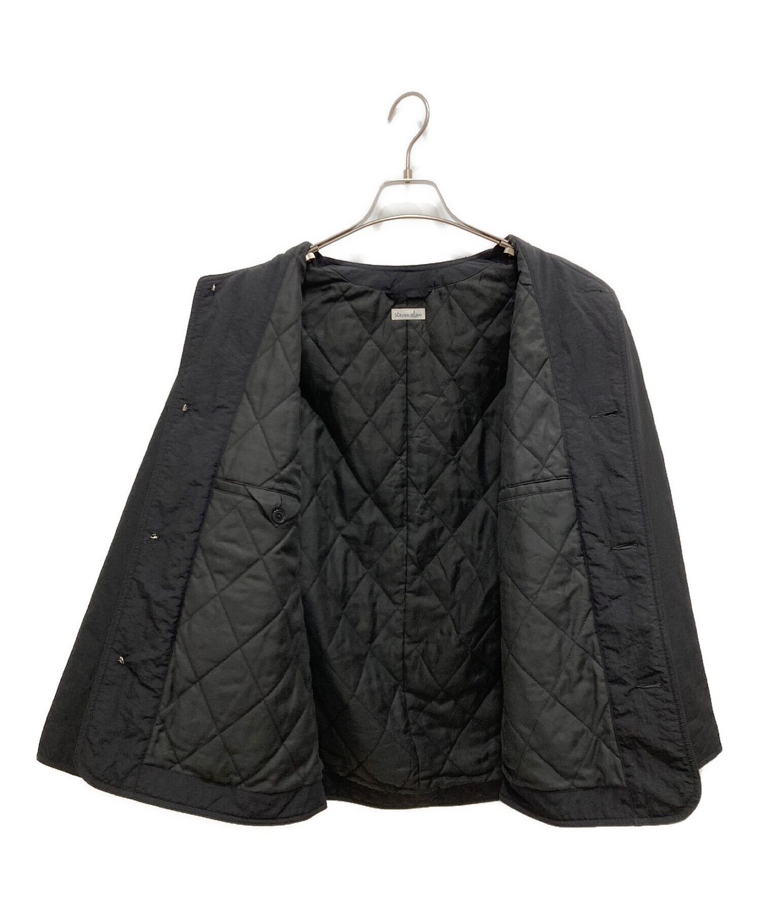 STEVEN ALAN (スティーブンアラン) NYLON PADDED LINER JACKET ブラック サイズ:S