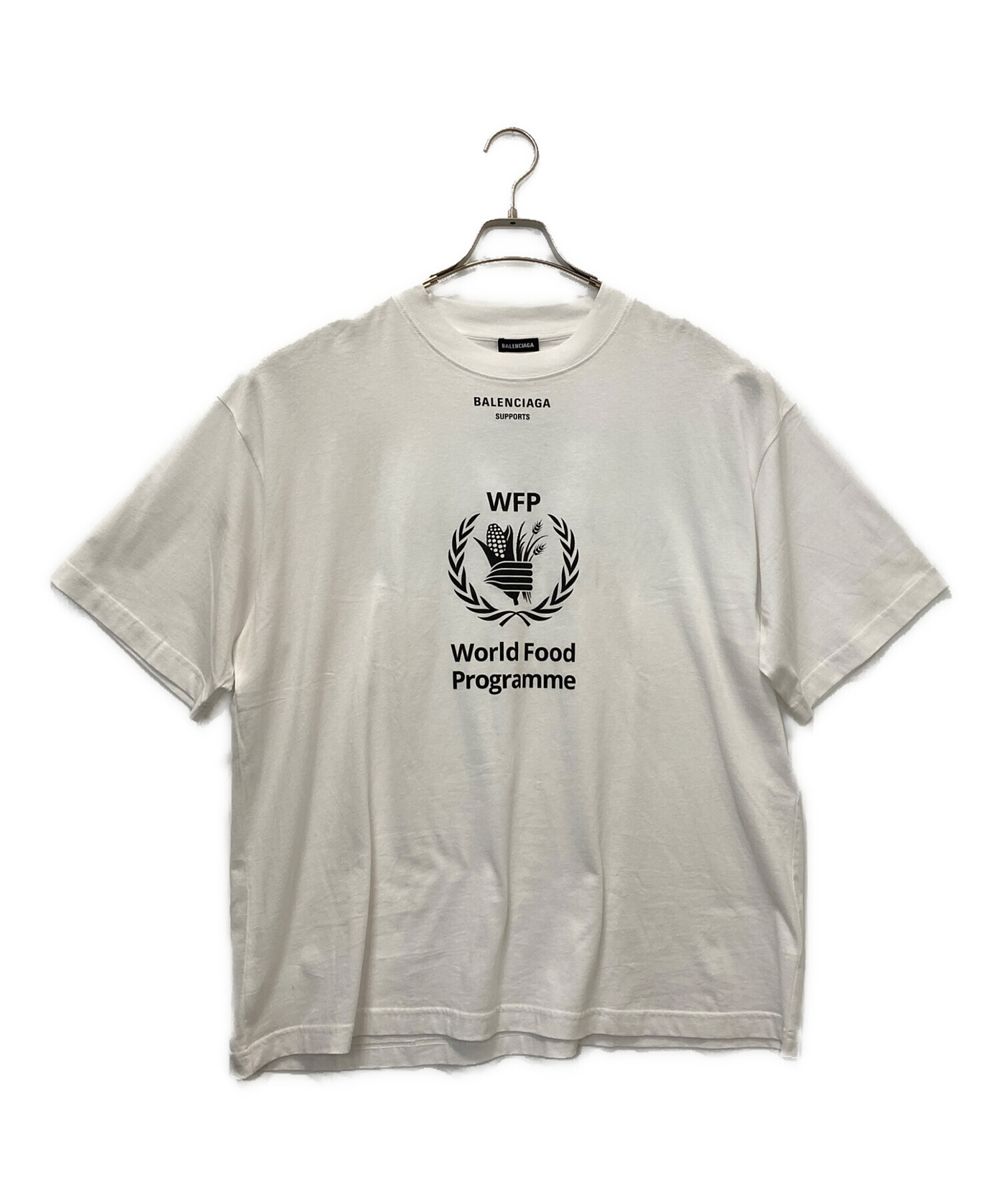 中古・古着通販】BALENCIAGA (バレンシアガ) WFPプリントTシャツ ホワイト サイズ:SIZE M｜ブランド・古着通販  トレファク公式【TREFAC FASHION】スマホサイト