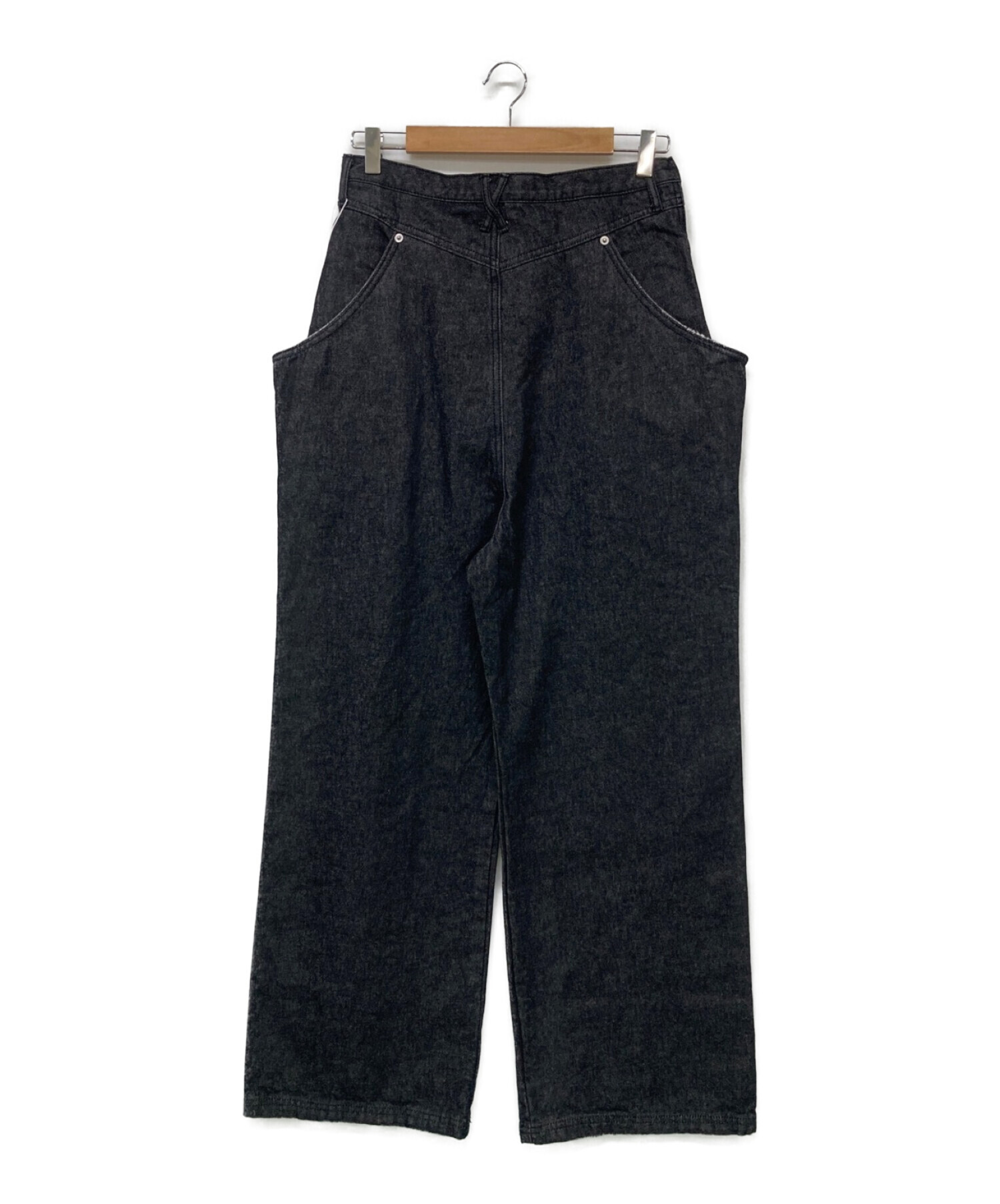 中古・古着通販】AMERI (アメリ) HIGH WAIST WIDE SUSPENDERS PANTS