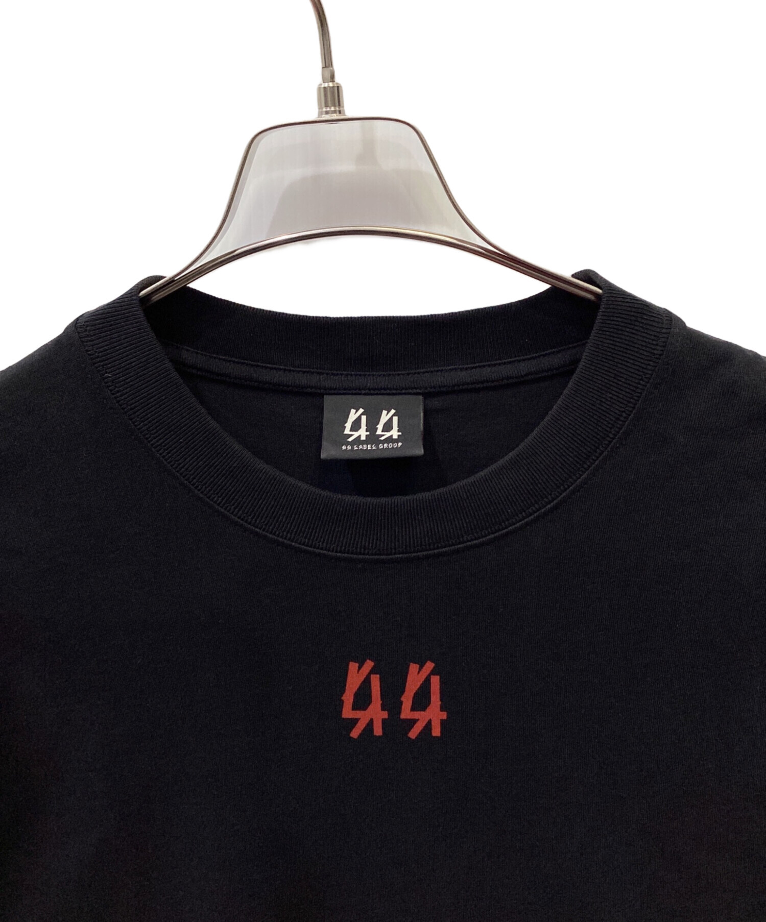 中古・古着通販】44 LABEL GROUP (フォーティーフォーレーベルグループ) GROWTH OVERSIZED T-SHIRT ブラック  サイズ:Ⅼ｜ブランド・古着通販 トレファク公式【TREFAC FASHION】スマホサイト