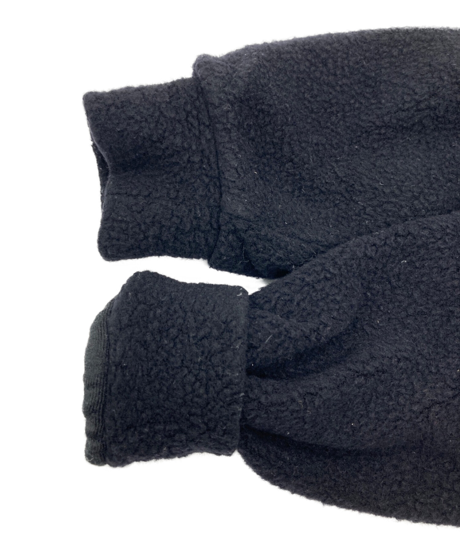 COMOLI (コモリ) ウールフリースジップアップジャケット ブラック サイズ:3