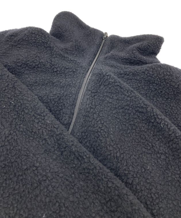 COMOLI (コモリ) ウールフリースジップアップジャケット ブラック サイズ:3