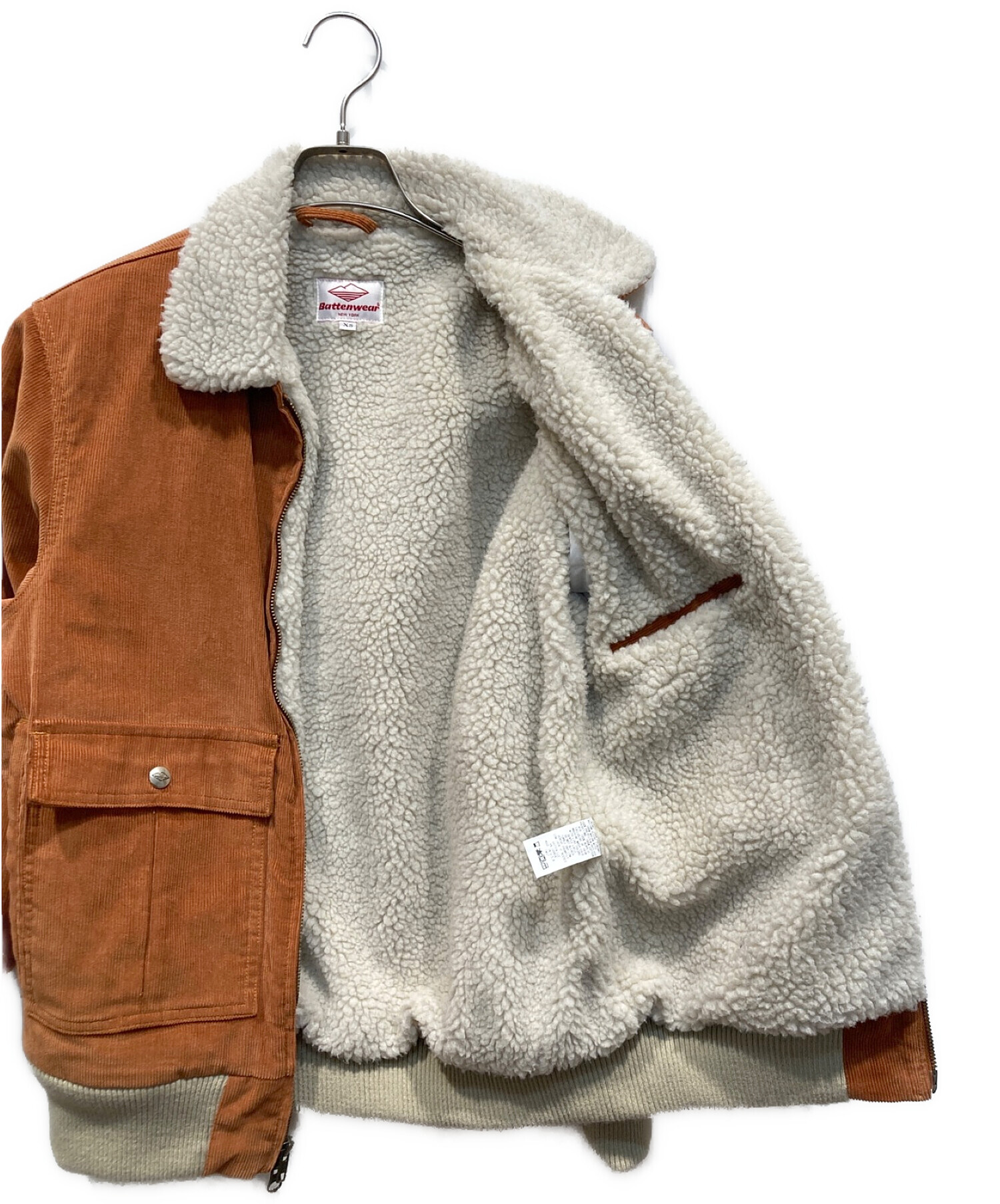 Battenwear (バテンウェア) Shearing Flyer Jacket ブラウン サイズ:XS