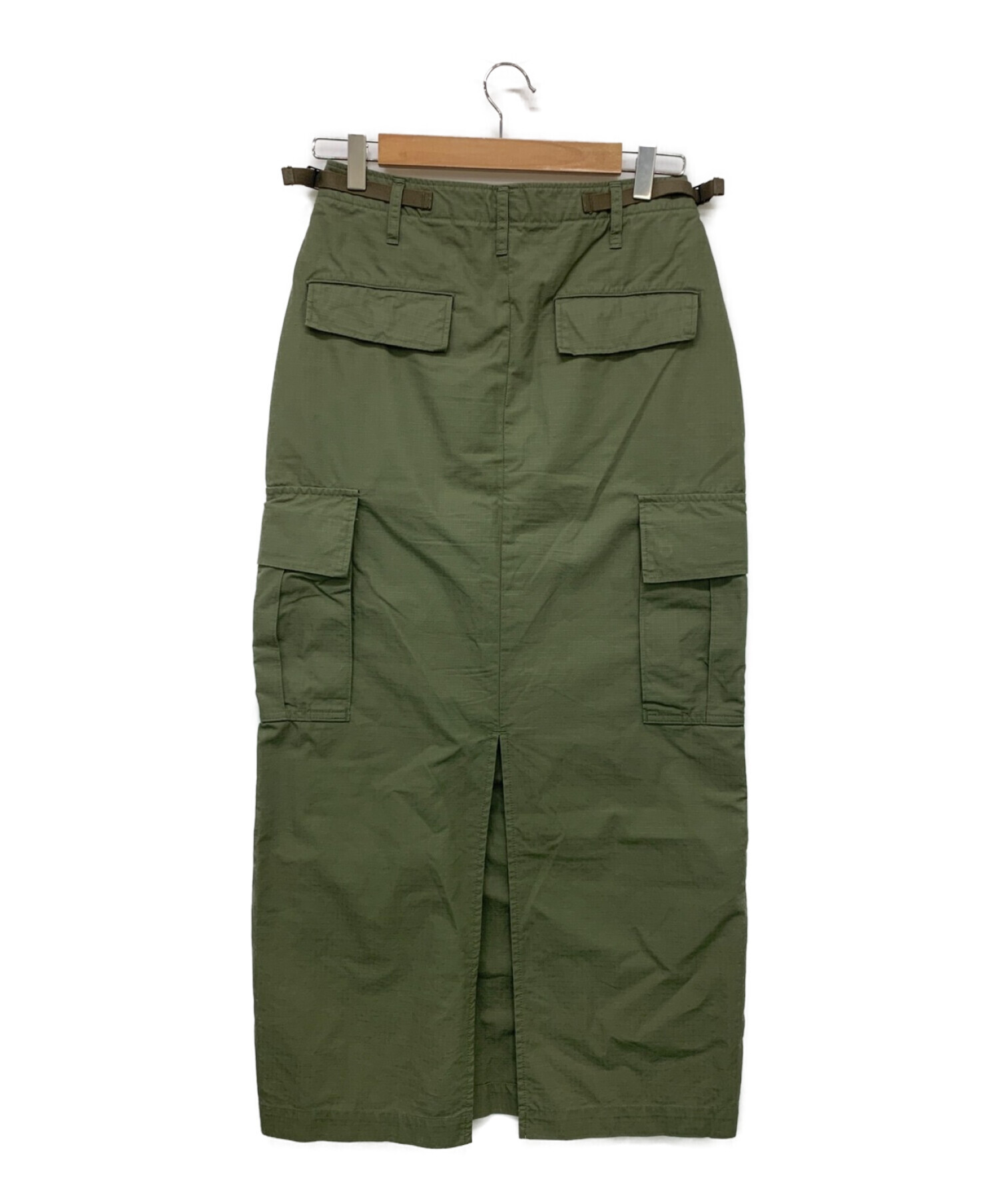 中古・古着通販】CIOTA (シオタ) Cargo Maxi Skirt カーキ サイズ:1