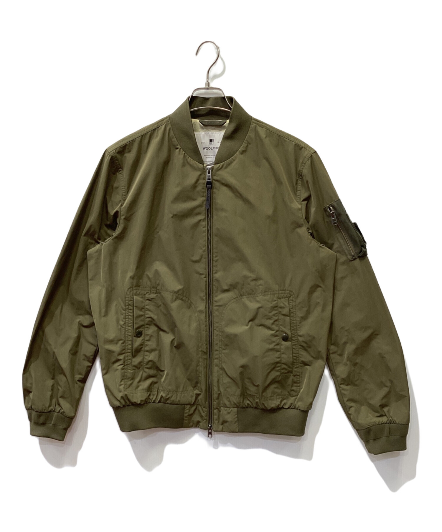 中古・古着通販】WOOLRICH (ウールリッチ) シティボンバージャケット オリーブ サイズ:L｜ブランド・古着通販 トレファク公式【TREFAC  FASHION】スマホサイト