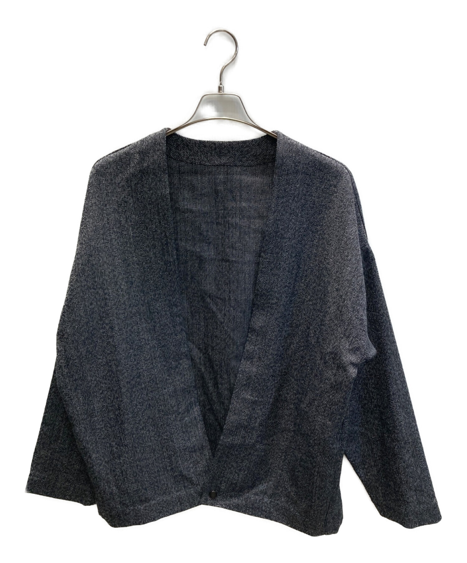 MARKA (マーカ) MINIMALIST CARDIGAN MELANGE WOOL グレー サイズ:3