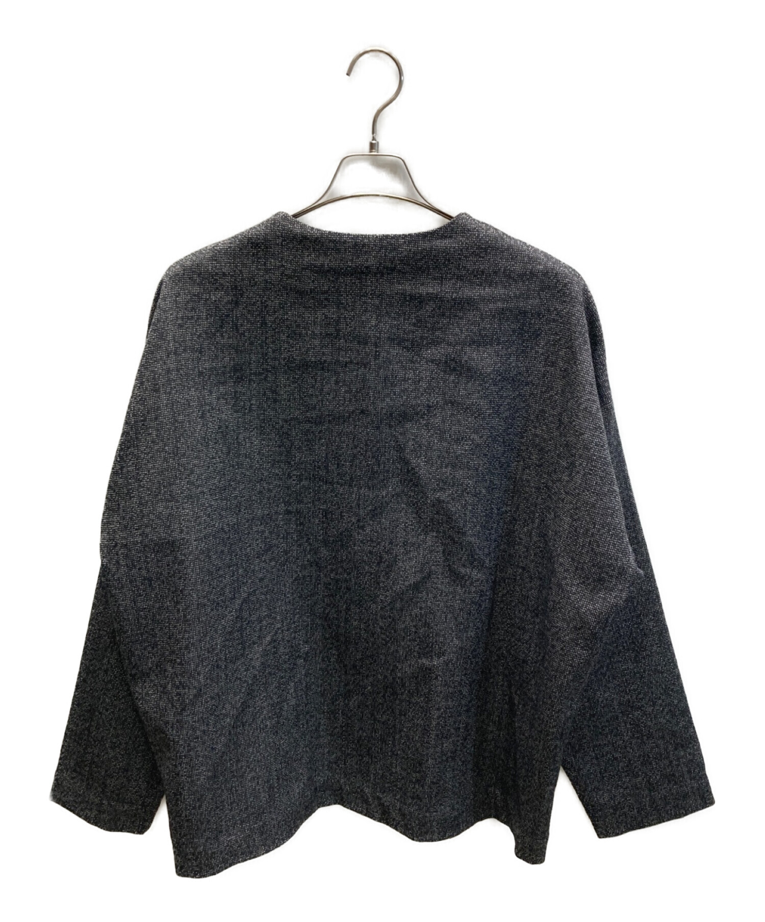 MARKA (マーカ) MINIMALIST CARDIGAN MELANGE WOOL グレー サイズ:3