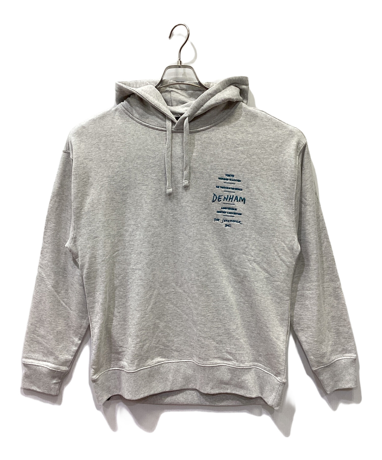 中古・古着通販】Denham (デンハム) SAKI BOX HOODY PRSU ライトグレー サイズ:SIZE M｜ブランド・古着通販  トレファク公式【TREFAC FASHION】スマホサイト