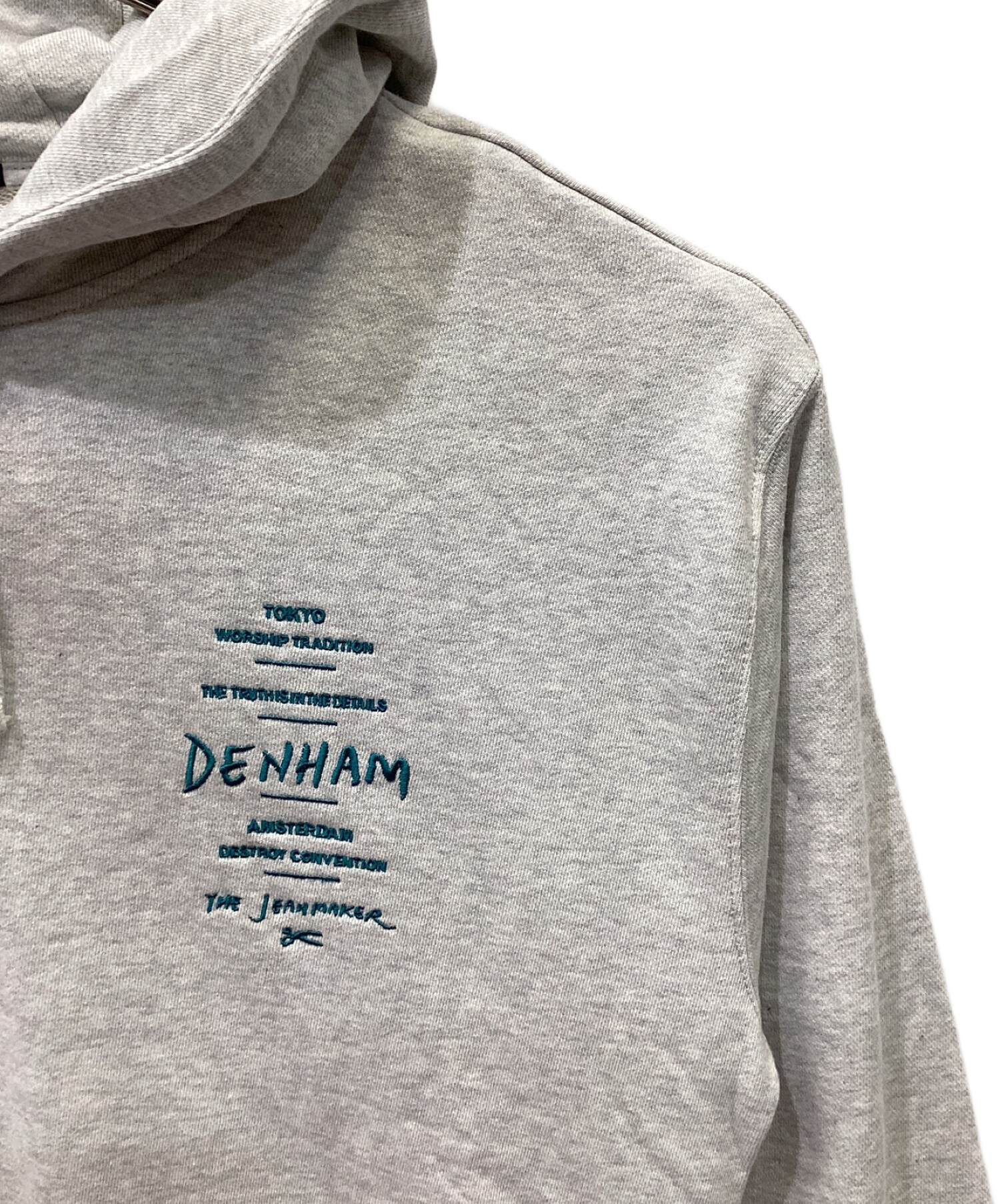 中古・古着通販】Denham (デンハム) SAKI BOX HOODY PRSU ライトグレー サイズ:SIZE M｜ブランド・古着通販  トレファク公式【TREFAC FASHION】スマホサイト