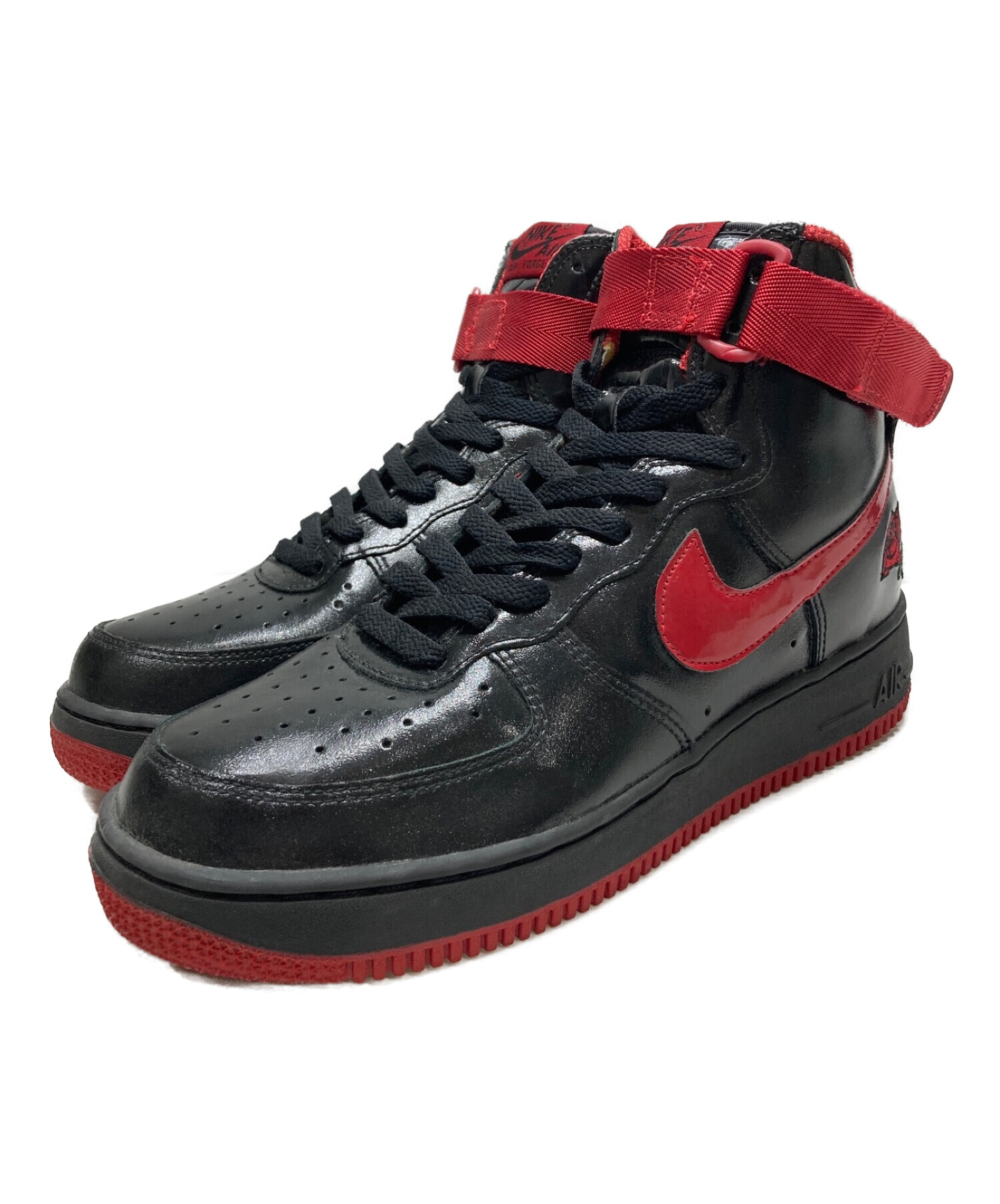 Air force 1 high black/varsity red sale