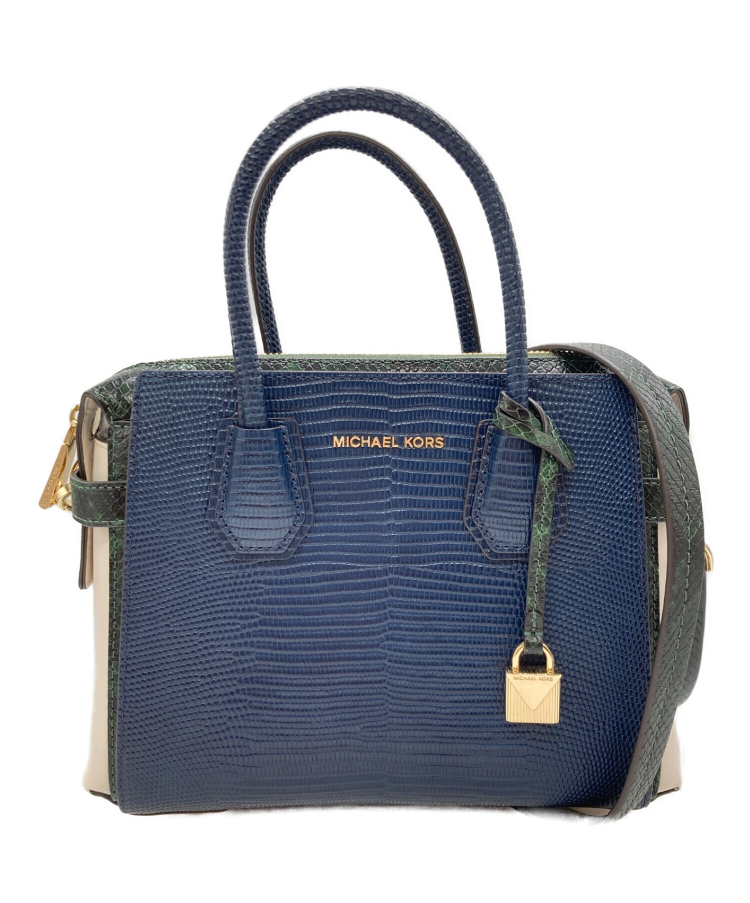 中古・古着通販】MICHAEL KORS (マイケルコース) バッグ ネイビー