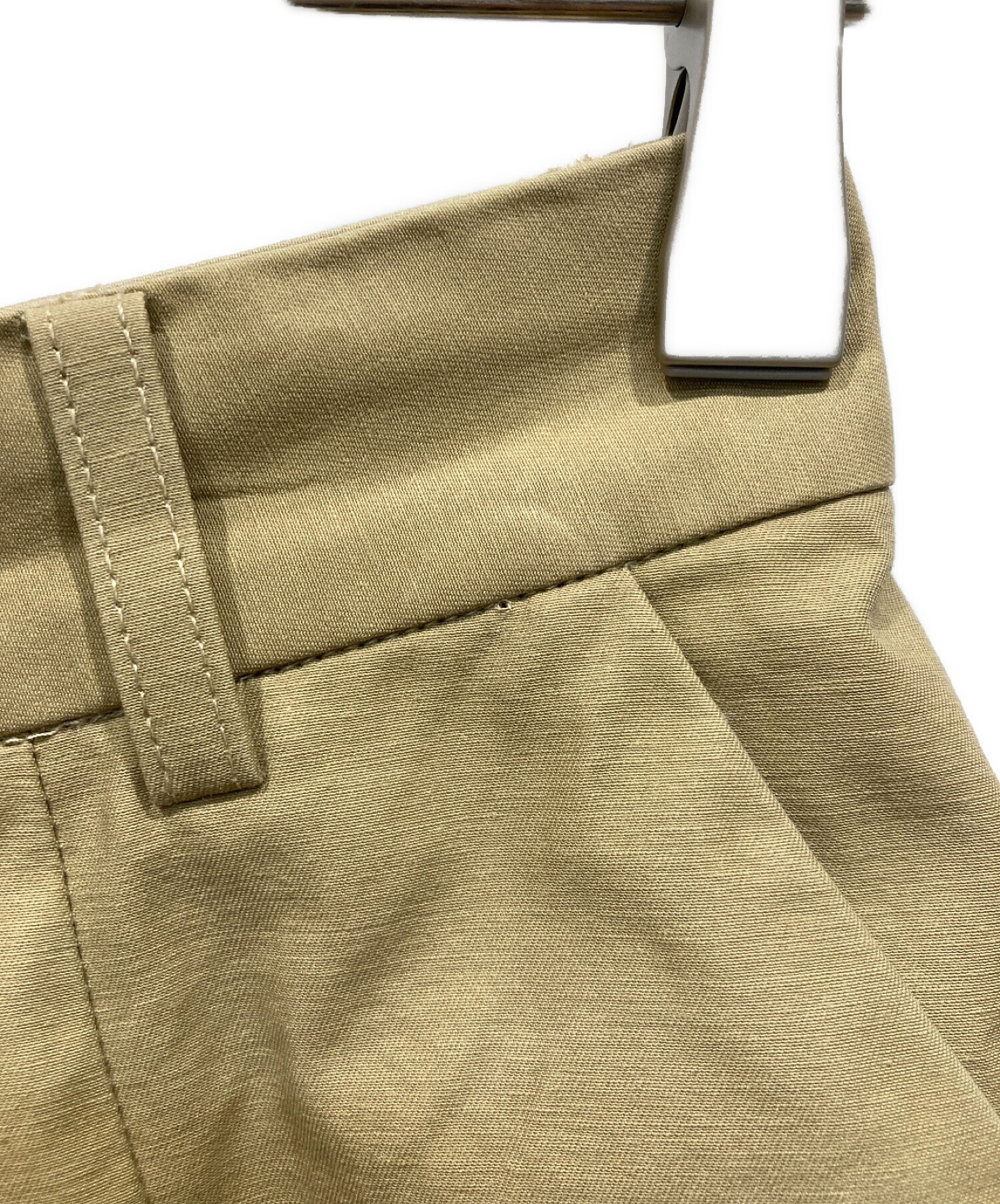 中古・古着通販】CLANE (クラネ) FLARE CHINOS PANTS ベージュ サイズ