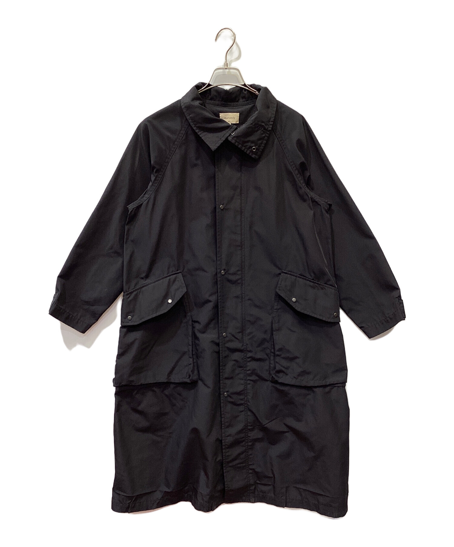 maturely (マチュアリー) BEAMS BOY (ビームスボーイ) Military Memory Over Coat ブラック  サイズ:SIZE 0