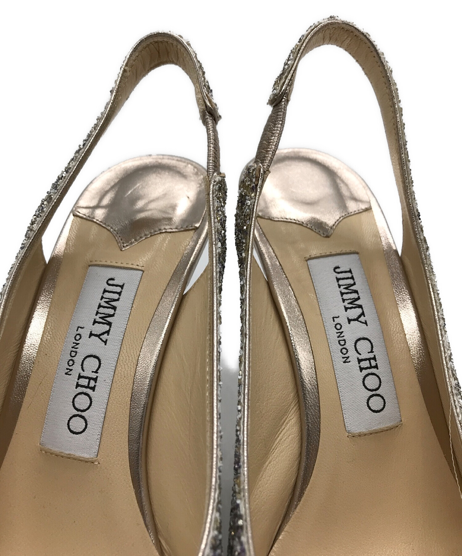 中古・古着通販】JIMMY CHOO (ジミーチュウ) グリッターバック ...