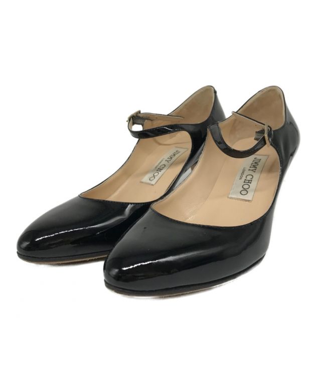 中古・古着通販】JIMMY CHOO (ジミーチュウ) ストラップパンプス ブラック サイズ:35 1/2｜ブランド・古着通販  トレファク公式【TREFAC FASHION】スマホサイト