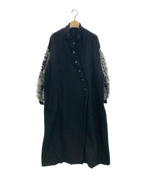 新品】 sahara / サハラ | 2022AW | Mix Yarn Sleeve Coat コート | F