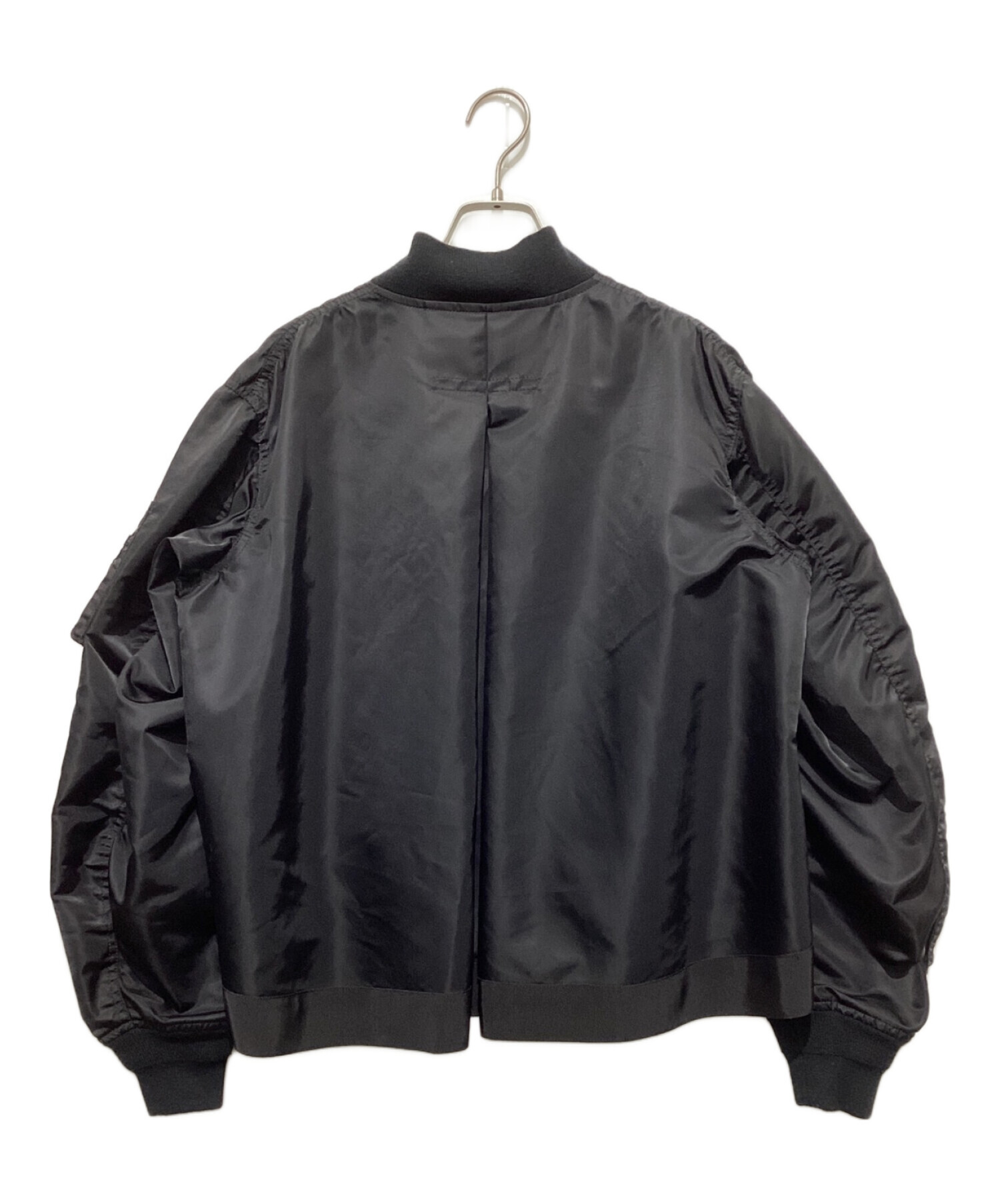 sacai (サカイ) Nylon Twill Blouson MA-1ジャケット ブラック サイズ:1