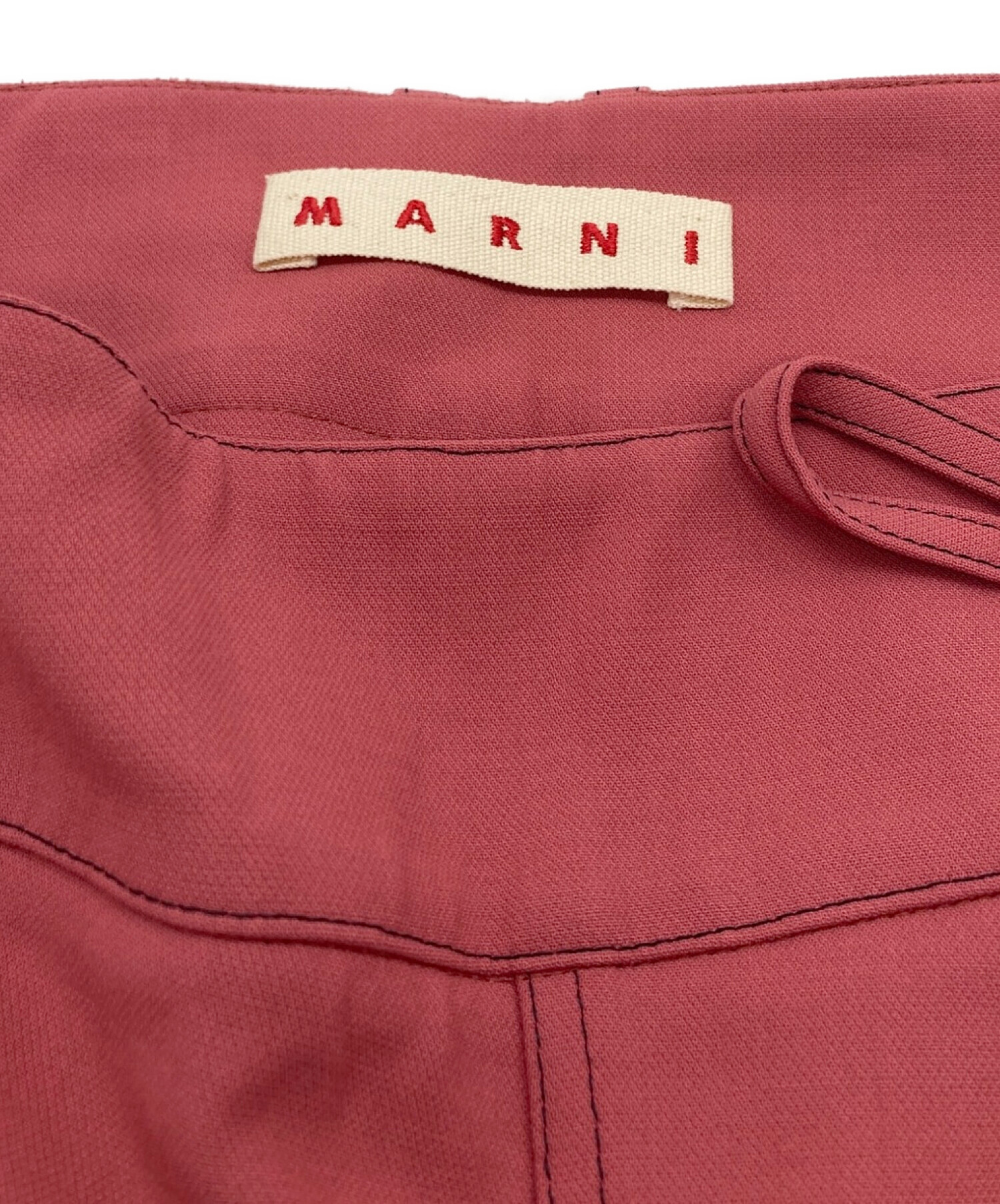 中古・古着通販】MARNI (マルニ) ラップワイドパンツ ピンク