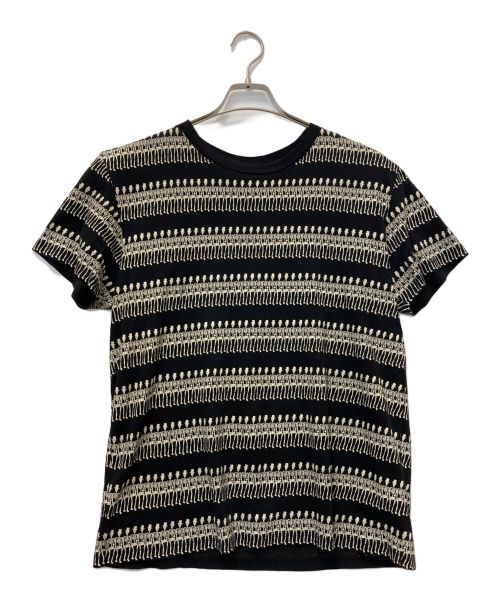 【中古・古着通販】Saint Laurent Paris (サンローランパリ) スカルボーダー Tシャツ ブラック サイズ:SIZE  M｜ブランド・古着通販 トレファク公式【TREFAC FASHION】スマホサイト