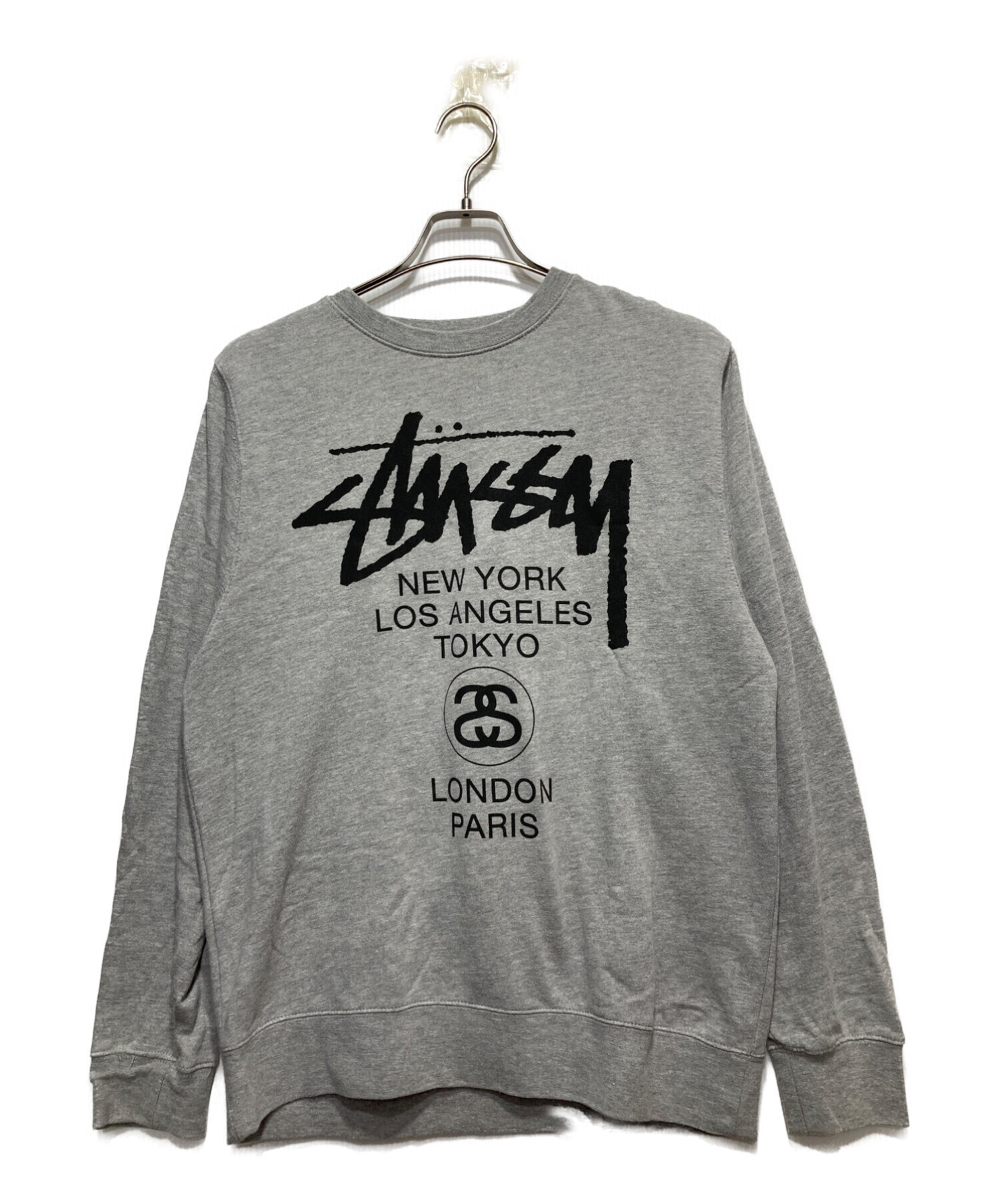 中古・古着通販】stussy (ステューシー) ワールドツアークルーネック