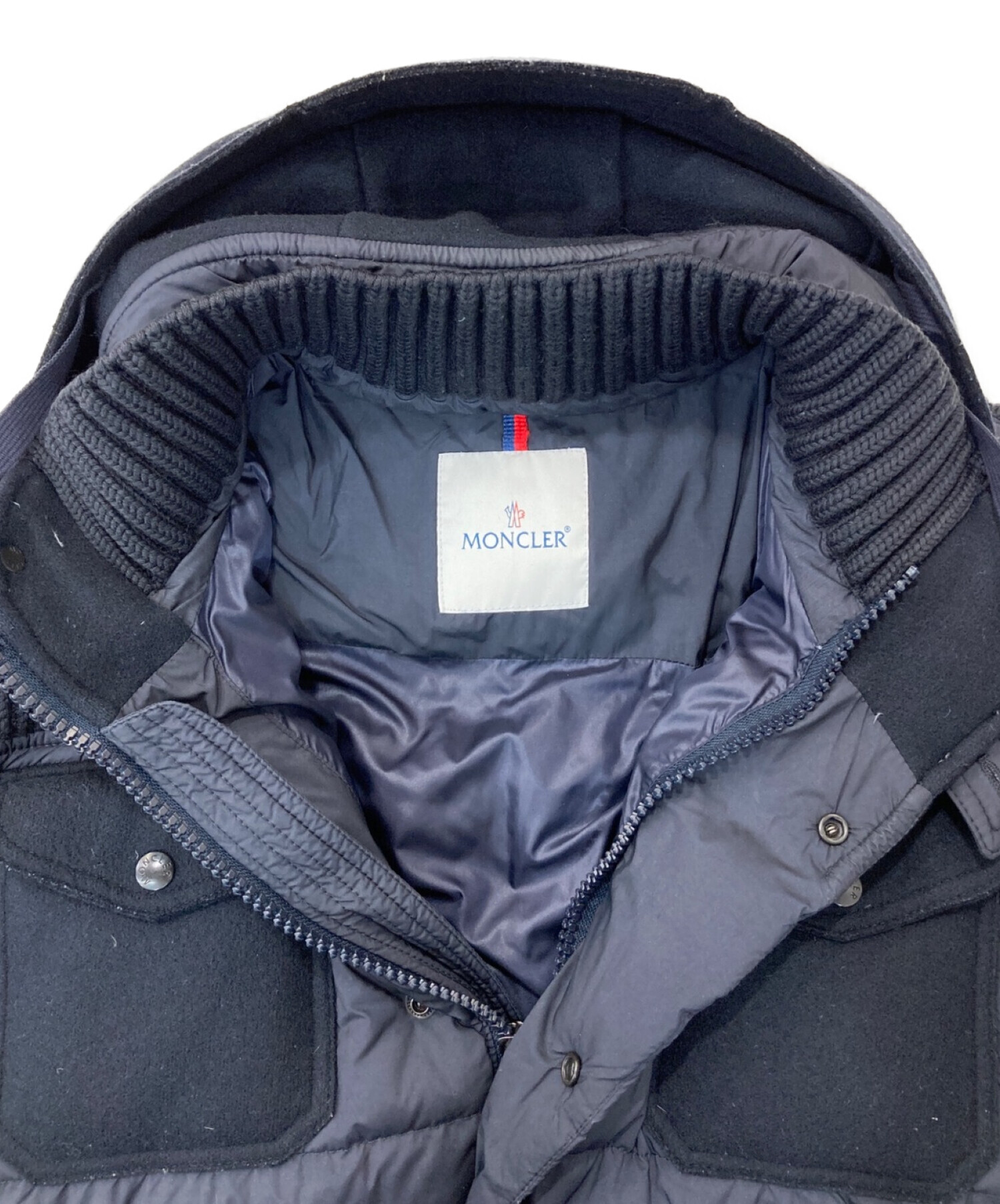 中古・古着通販】MONCLER (モンクレール) LEBLOND ダウンジャケット 220914131485 ネイビー サイズ:4｜ブランド・古着通販  トレファク公式【TREFAC FASHION】スマホサイト