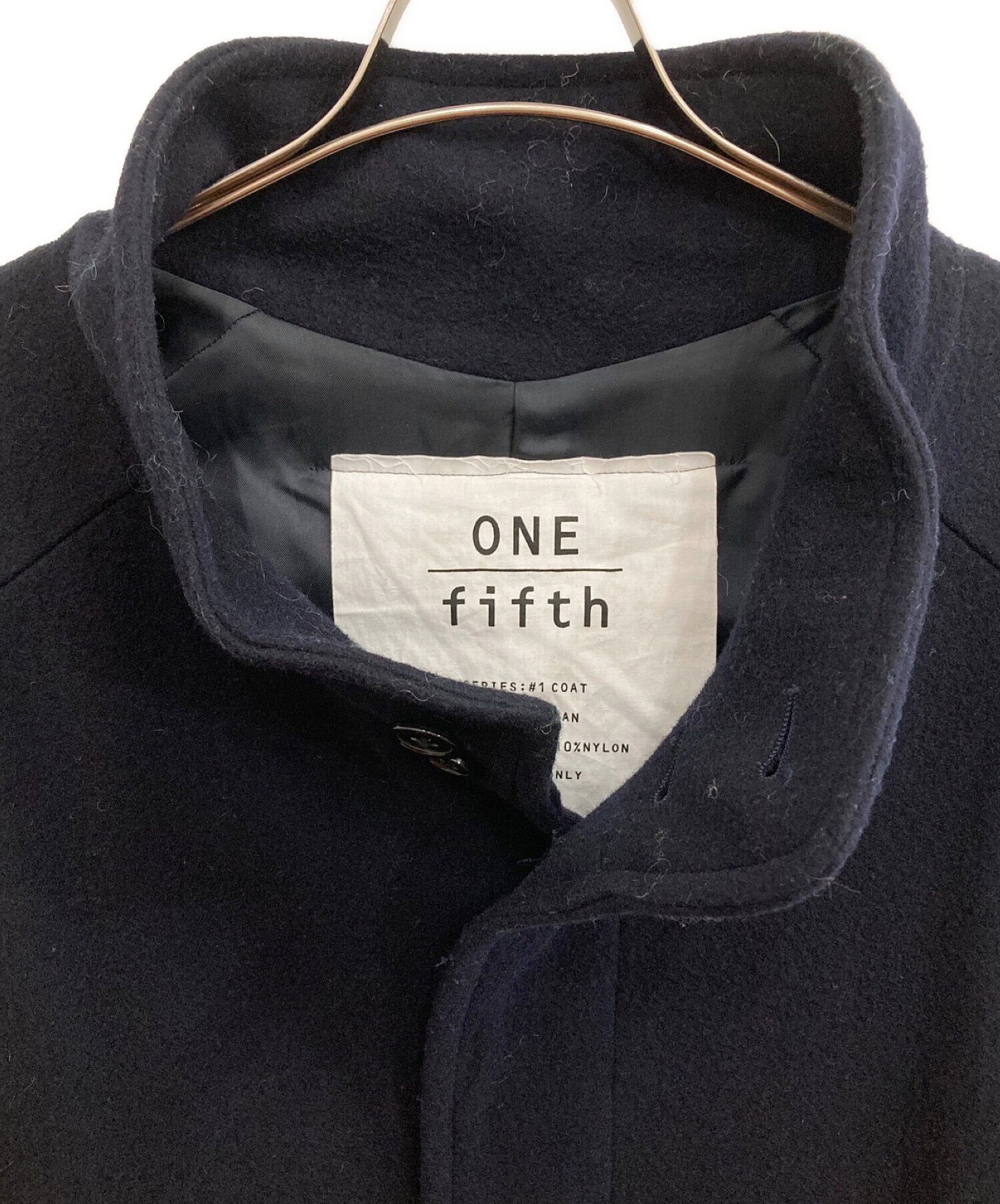 中古・古着通販】ONE FIFTH (ワンフィフス) KNIGHTステンカラーコート