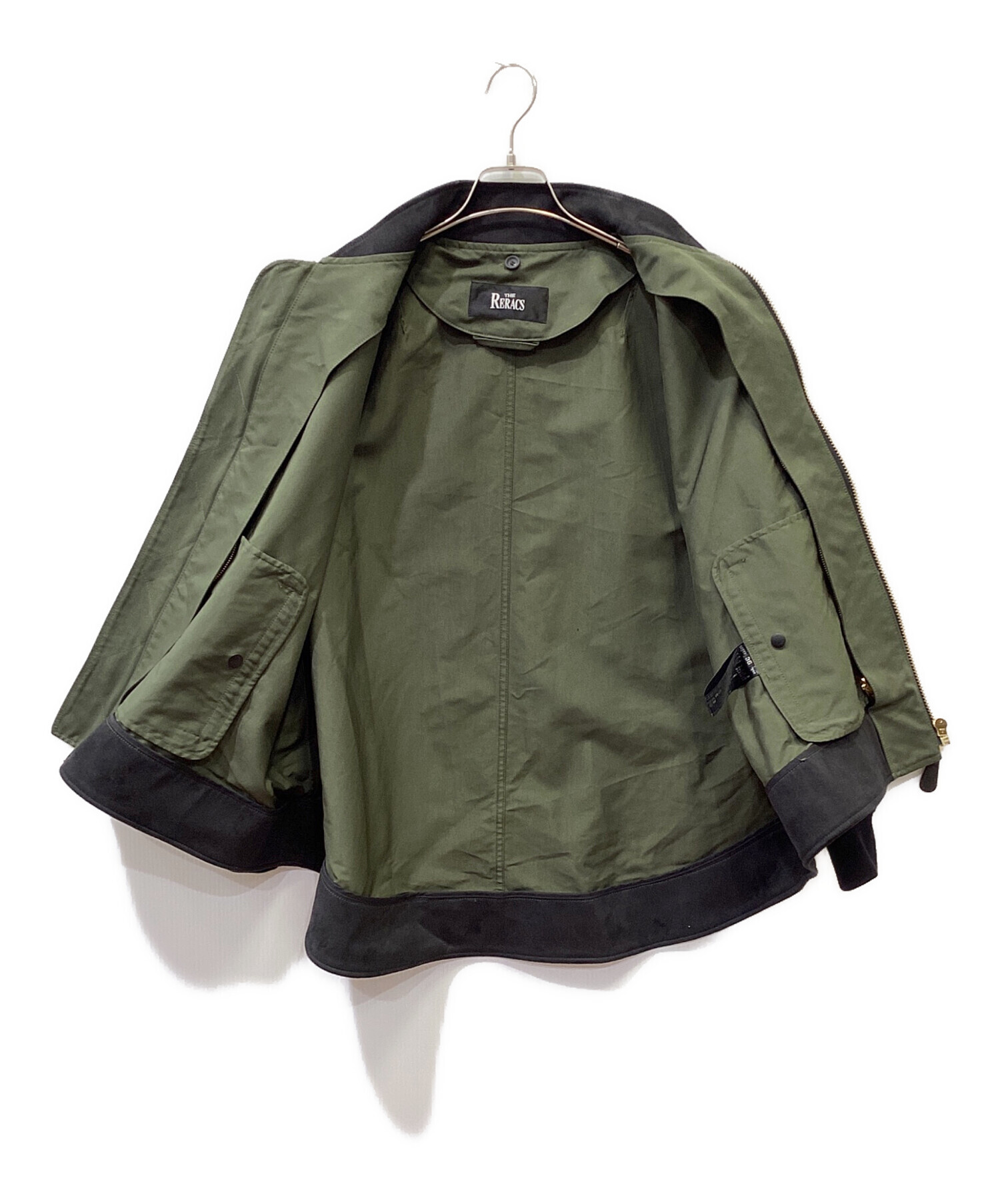 THE RERACS (ザ リラクス) UNITED ARROWS (ユナイテッドアローズ) MA-1ジャケット オリーブ サイズ:36