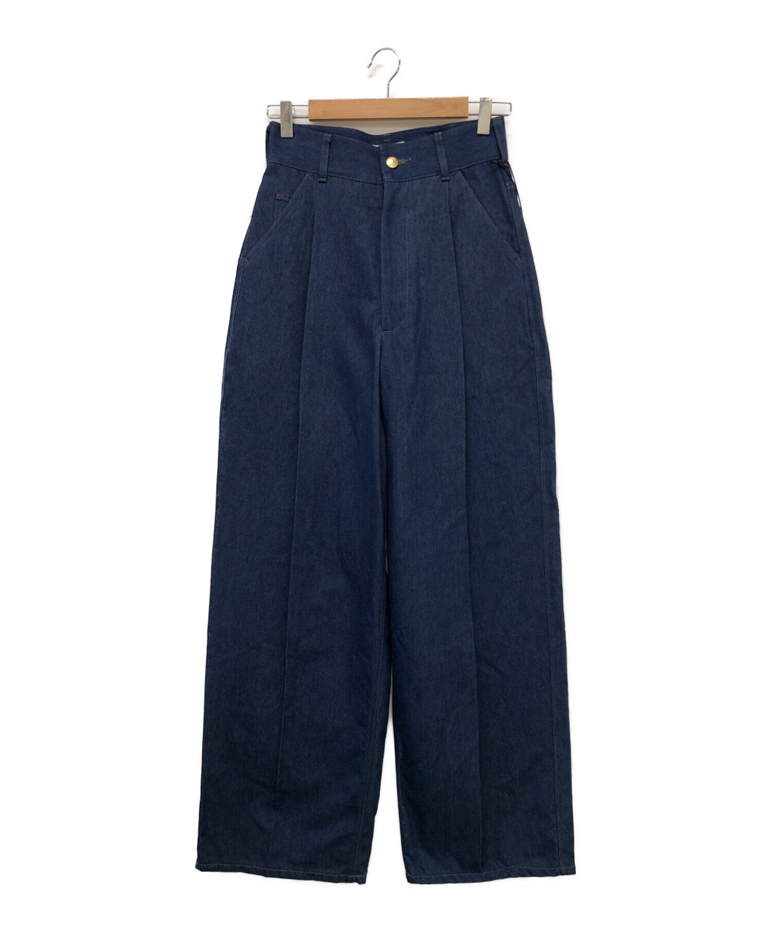 中古・古着通販】THE RERACS (ザ リラクス) THE WIDE DENIM インディゴ サイズ:38｜ブランド・古着通販  トレファク公式【TREFAC FASHION】スマホサイト