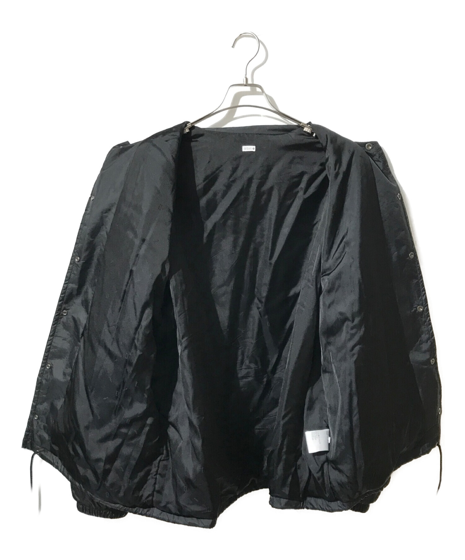 SEQUEL (シークエル) コーチジャケット ブラック サイズ:XL