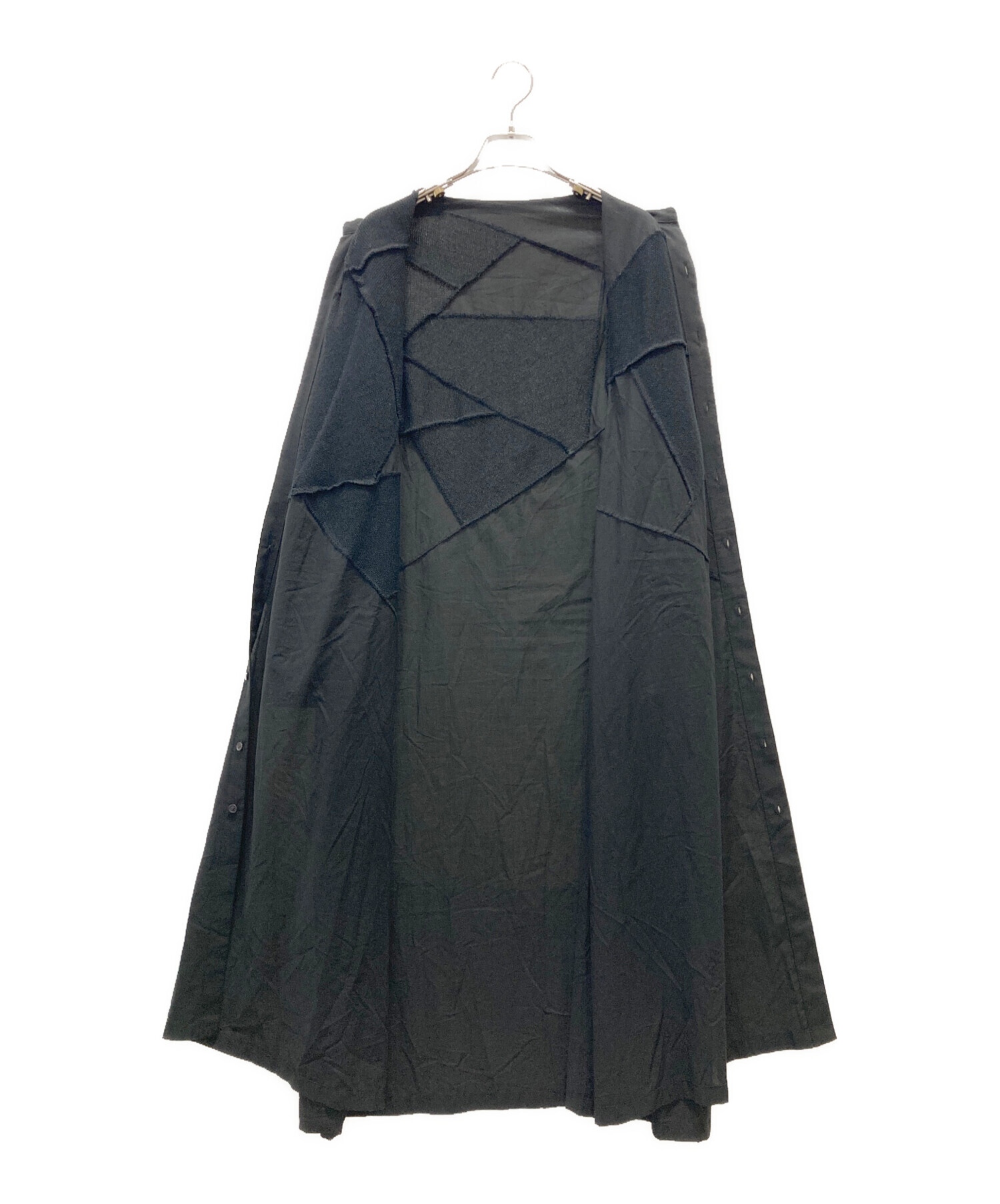 中古・古着通販】B Yohji Yamamoto (ビーヨウジヤマモト) バンドカラーシャツワンピース ブラック サイズ:1｜ブランド・古着通販  トレファク公式【TREFAC FASHION】スマホサイト