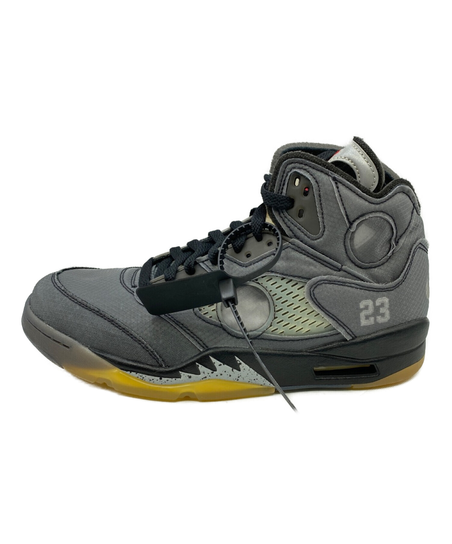 NIKE (ナイキ) OFFWHITE (オフホワイト) AIR JORDAN 5 RETRO SP グレー サイズ:27.5cm(US 9.5)  未使用品