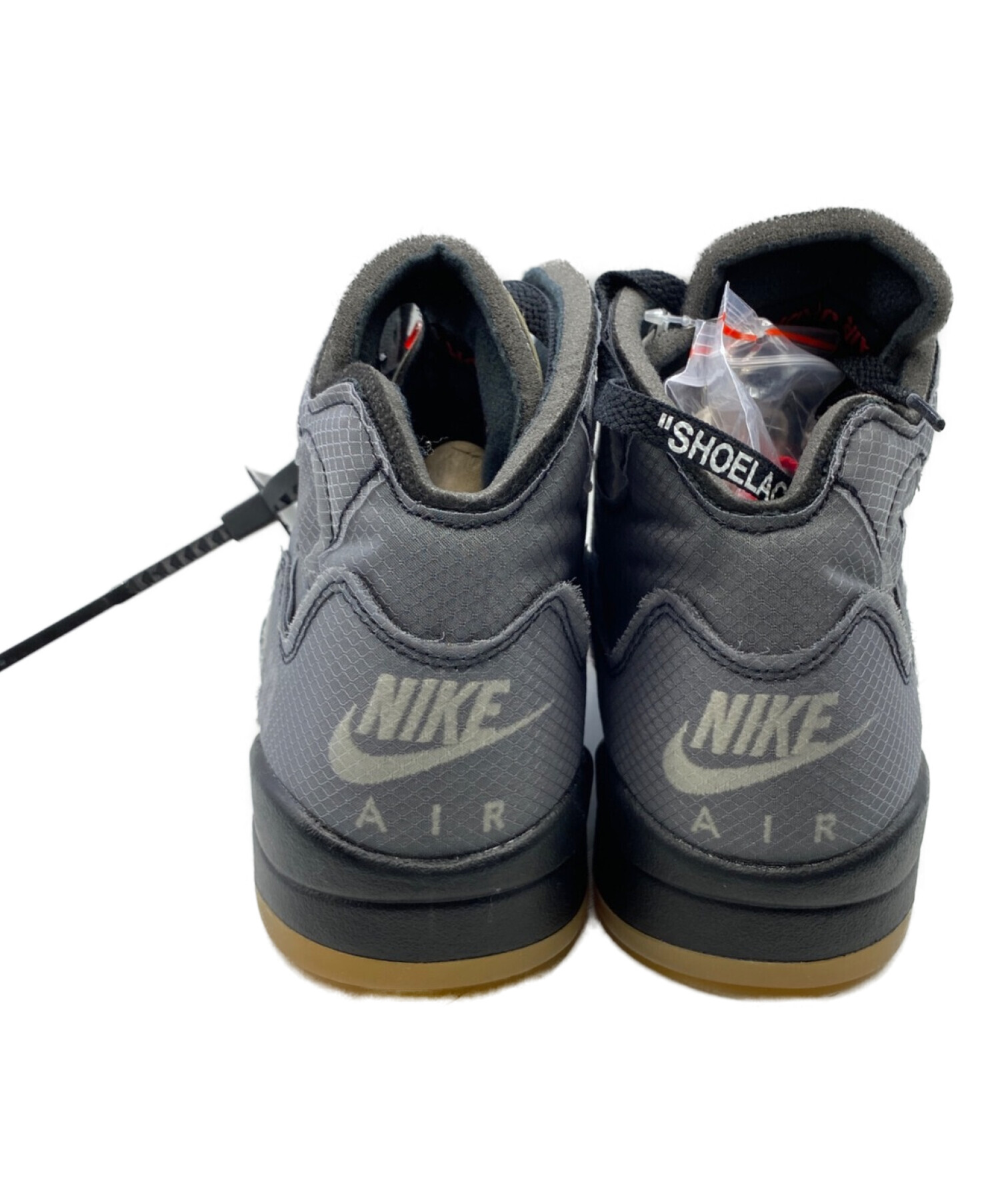 NIKE (ナイキ) OFFWHITE (オフホワイト) AIR JORDAN 5 RETRO SP グレー サイズ:27.5cm(US 9.5)  未使用品