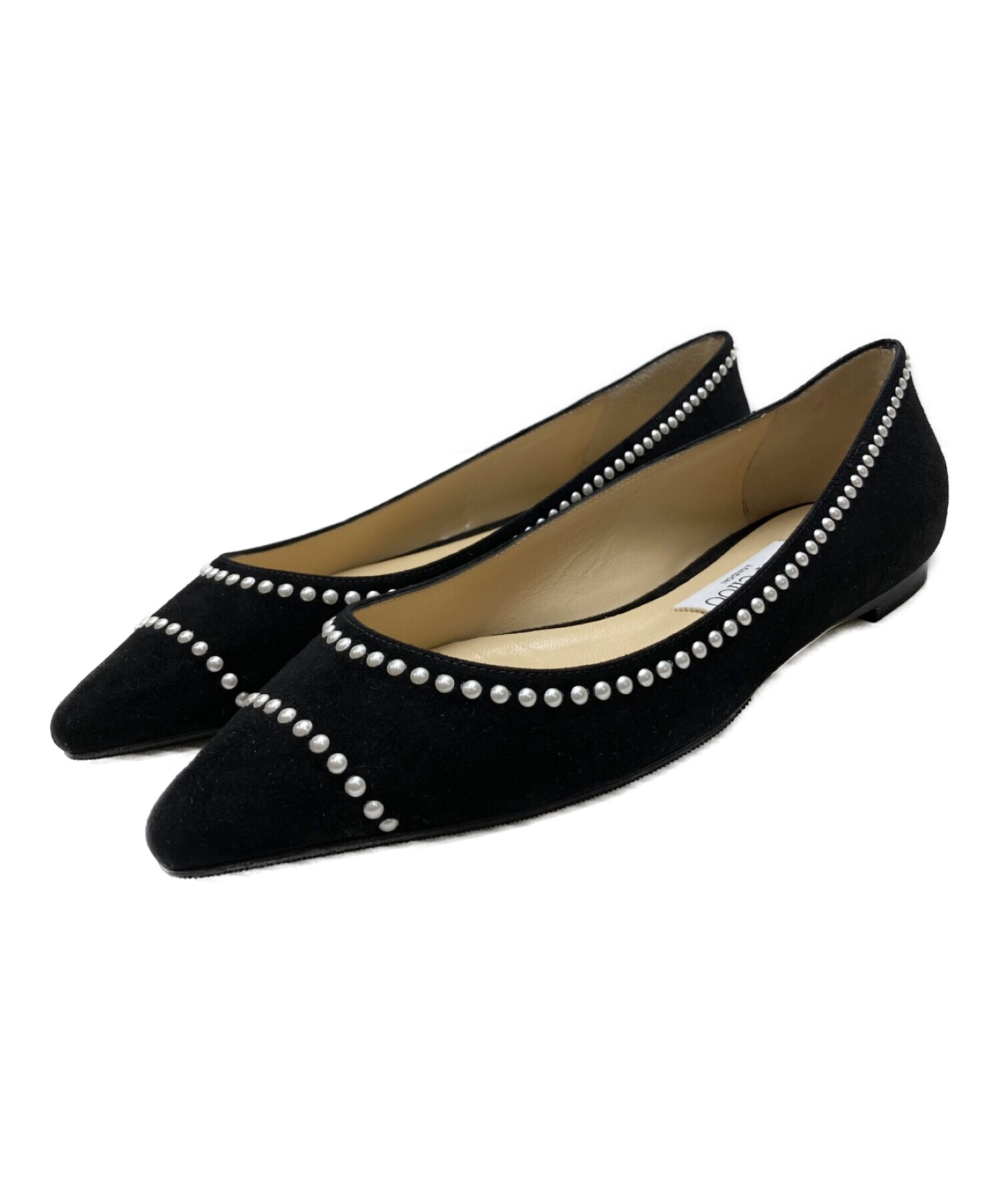 ☆GW期間のみお値下げ☆Jimmy Choo Romy flat 25㎝ - ハイヒール/パンプス