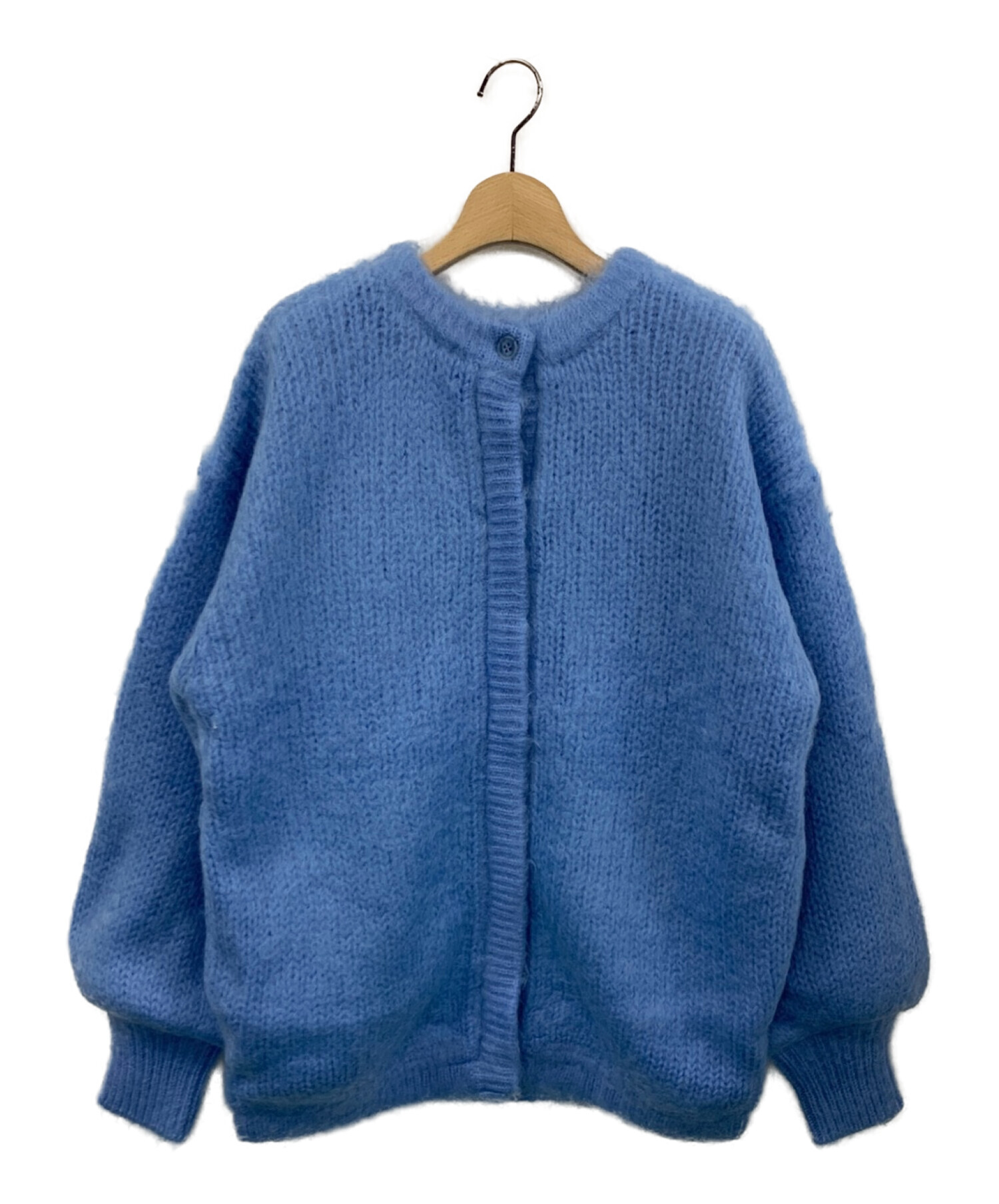 中古・古着通販】AMERI (アメリ) 2WAY MOHAIR SHAGGY KNIT スカイブルー サイズ:F｜ブランド・古着通販  トレファク公式【TREFAC FASHION】スマホサイト