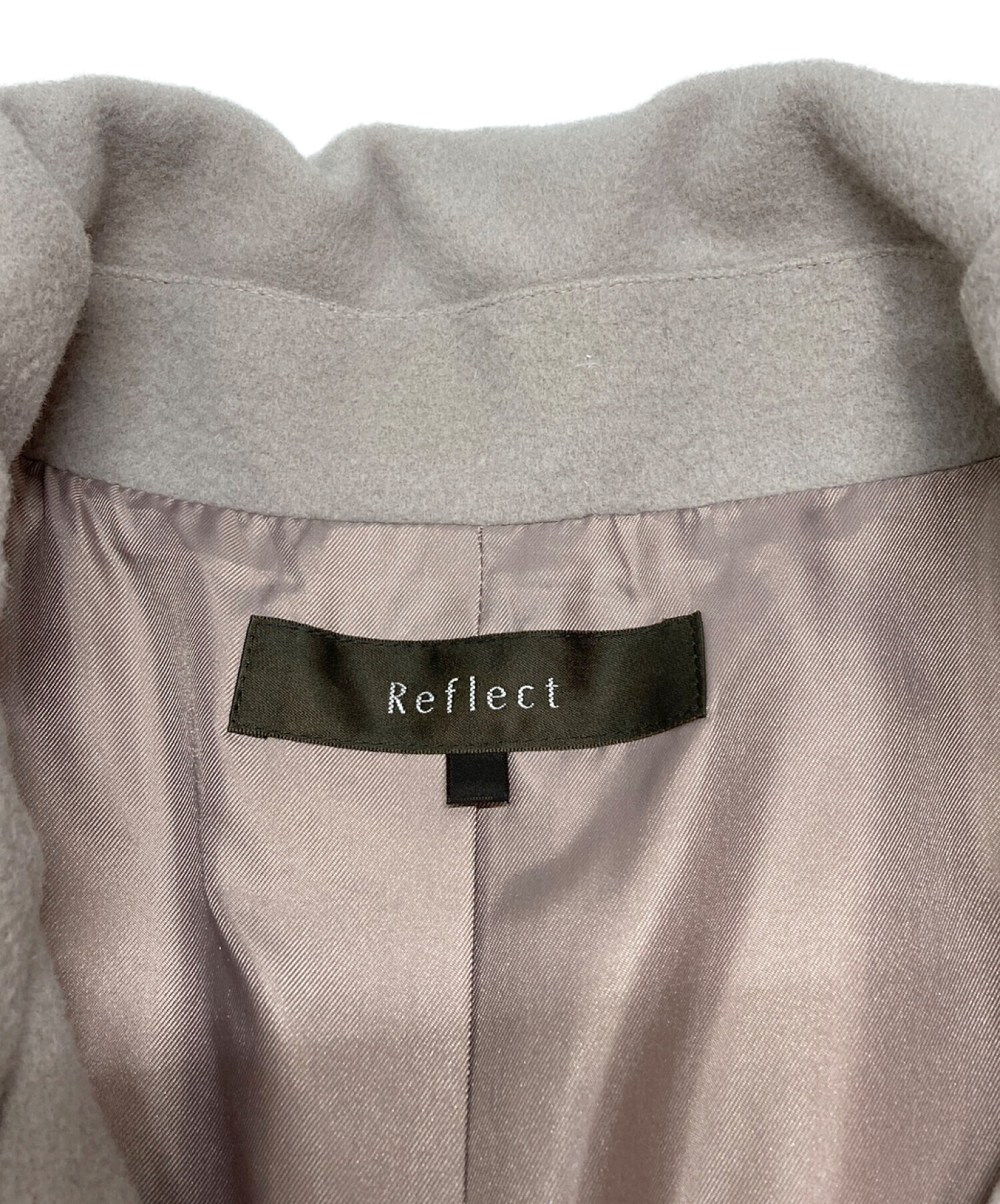 Reflect (リフレクト) アンゴラ混ウールロングコート ピンク サイズ:9