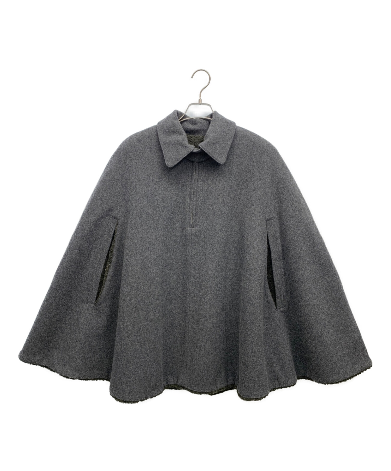 CLANE (クラネ) REVERSIBLE BOA MILITARY CAPE COAT サイズ:1