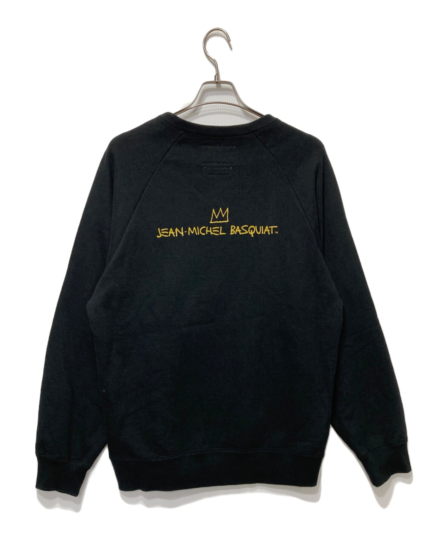 中古・古着通販】WACKO MARIA (ワコマリア) Jean-Michel Basquiat (ジャン ミシェル バスキア) WASHED  HEAVY WEIGHT CREW NECK SWEAT ブラック サイズ:S｜ブランド・古着通販 トレファク公式【TREFAC  FASHION】スマホサイト