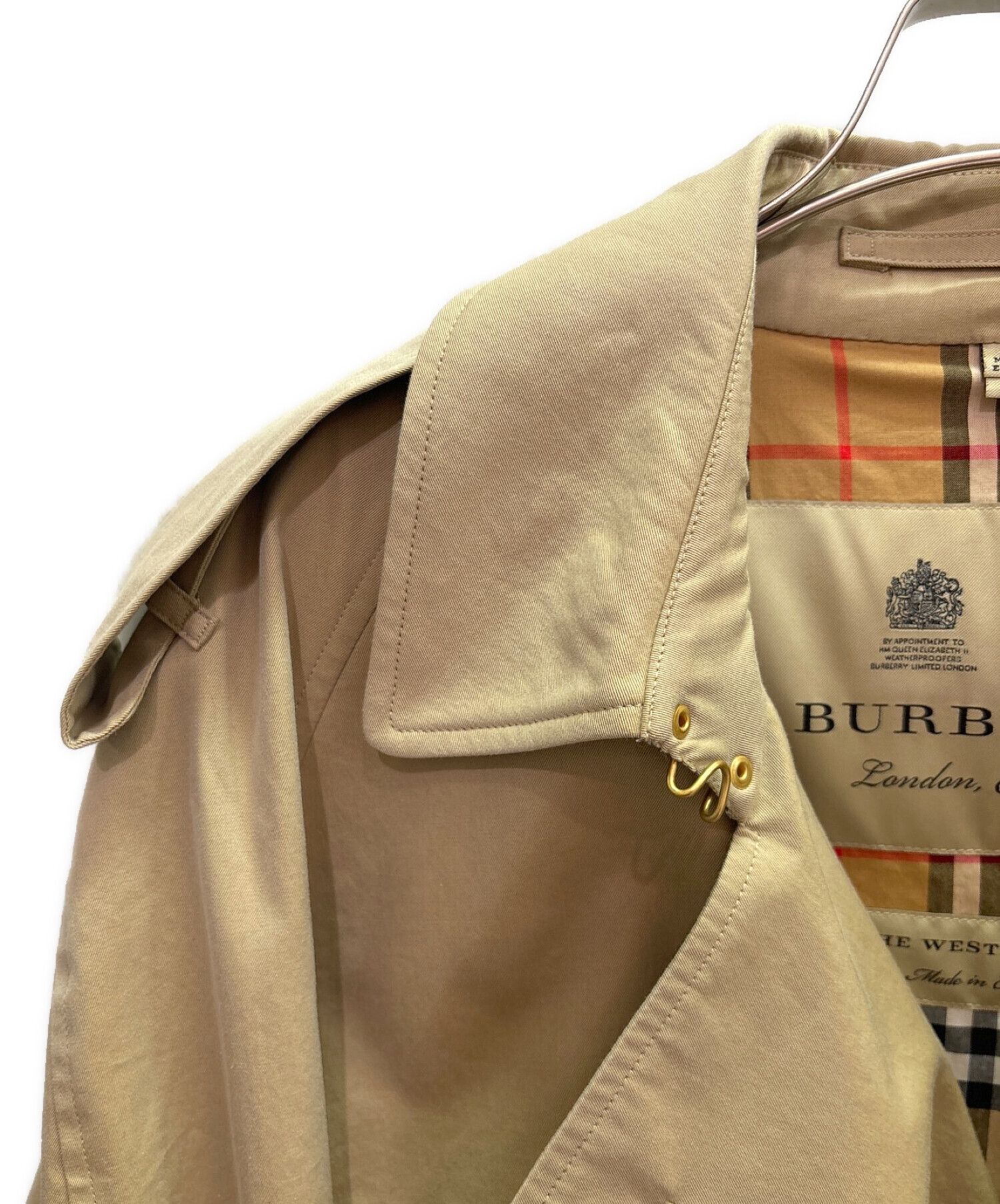 BURBERRY LONDON (バーバリー ロンドン) ウエストミンスター ヘリテージ トレンチコート ベージュ サイズ:48